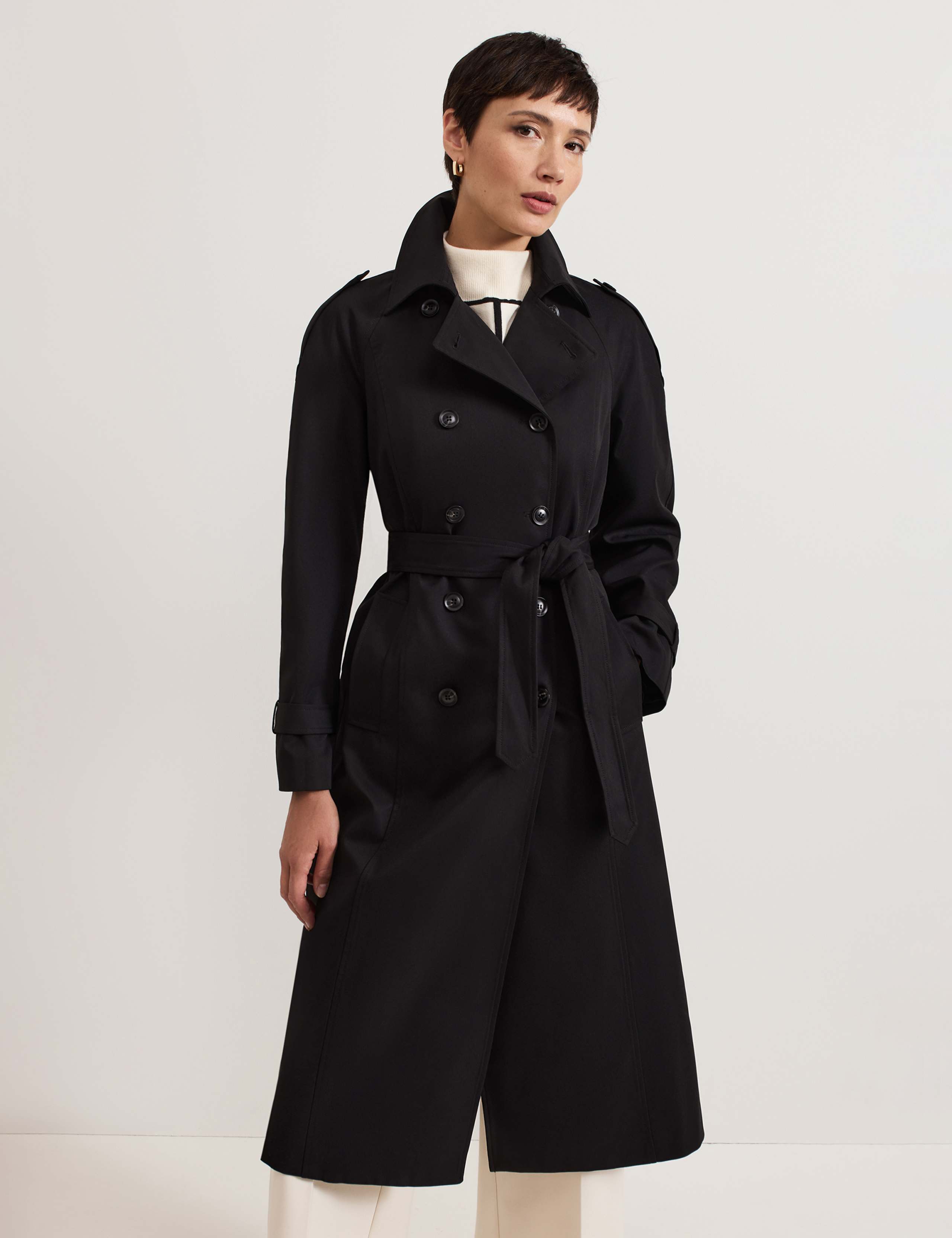 Longline Trench Coat