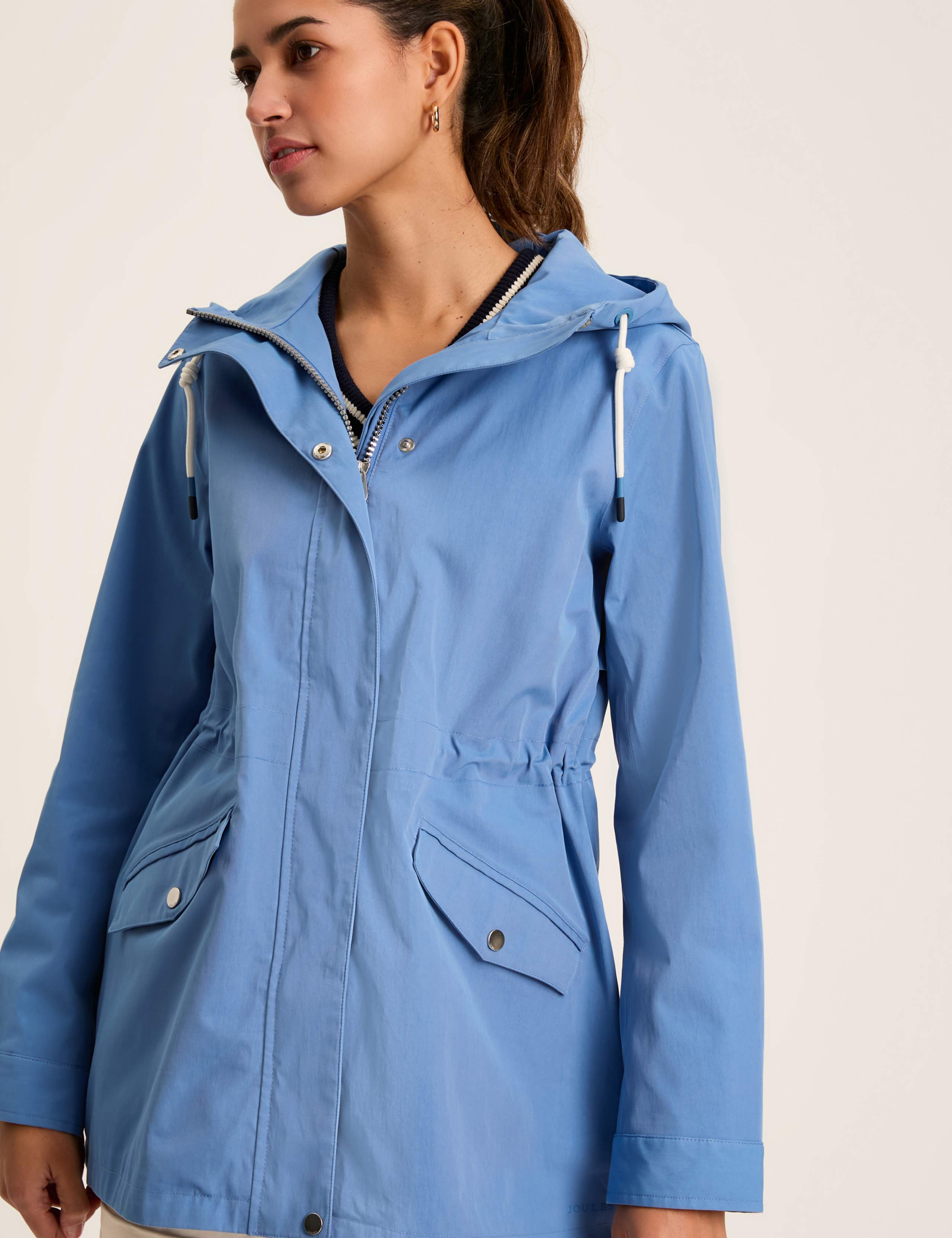 Cotton Rich Hooded Raincoat