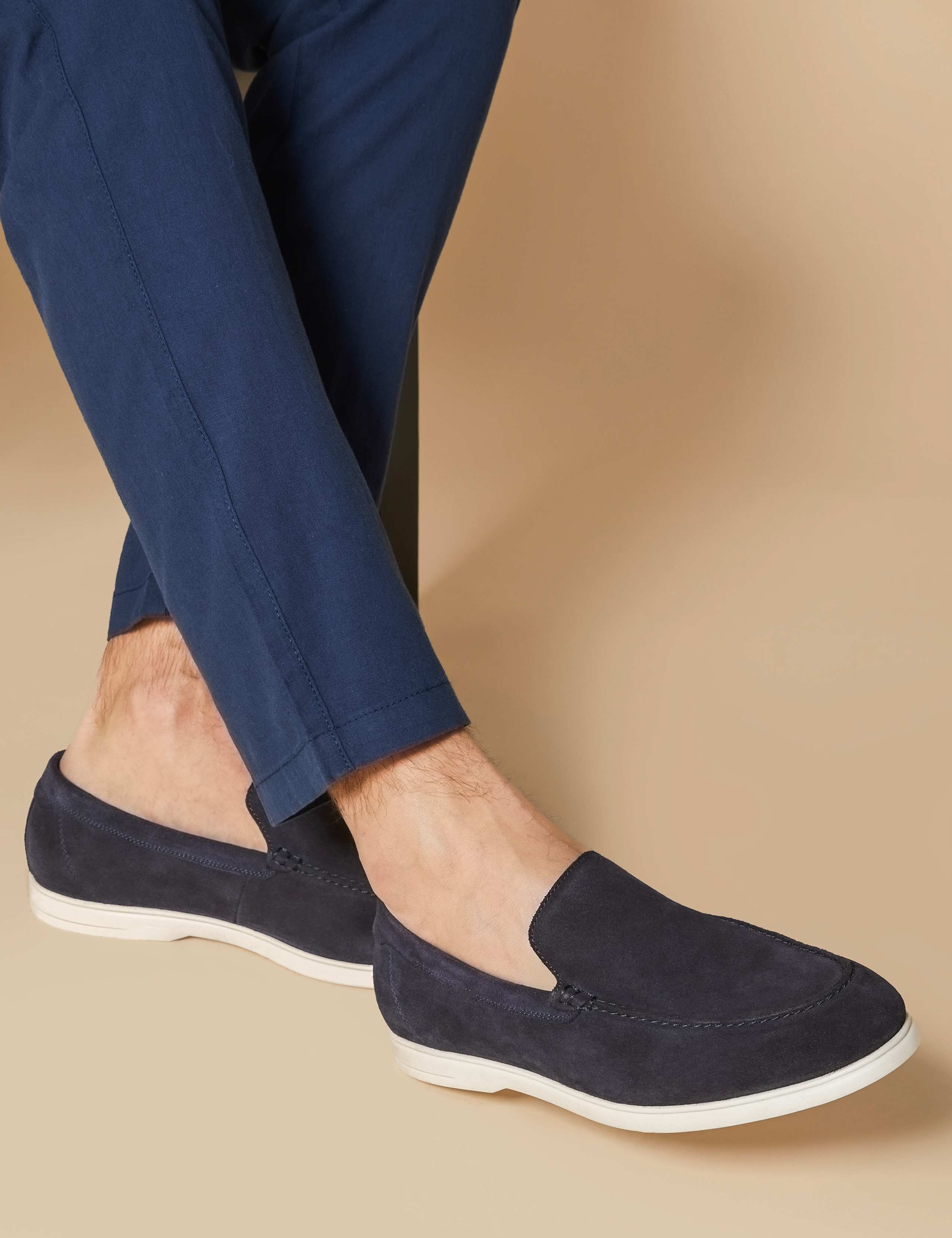 Suede Slip-On Shoes