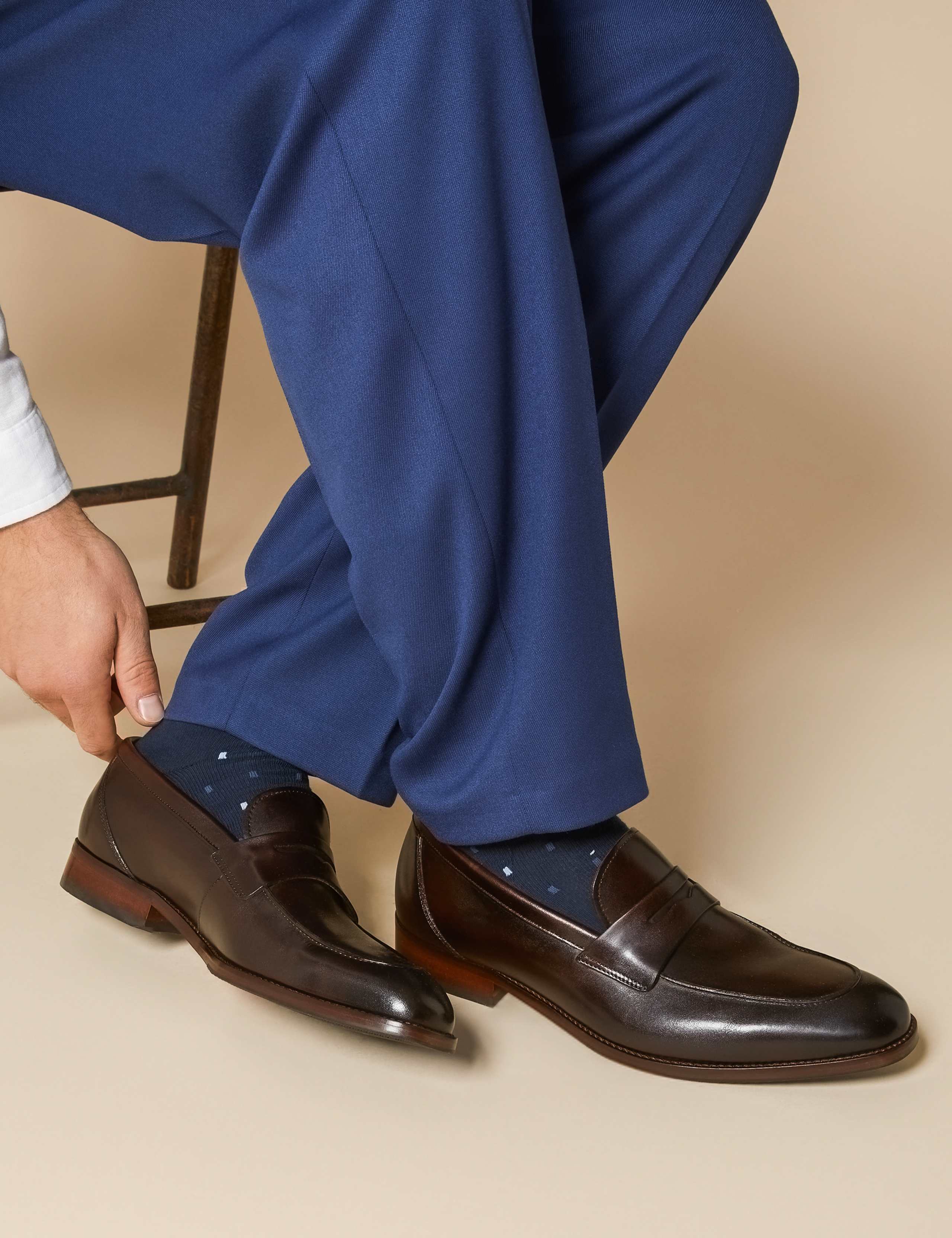 Russell Leather Penny Loafers