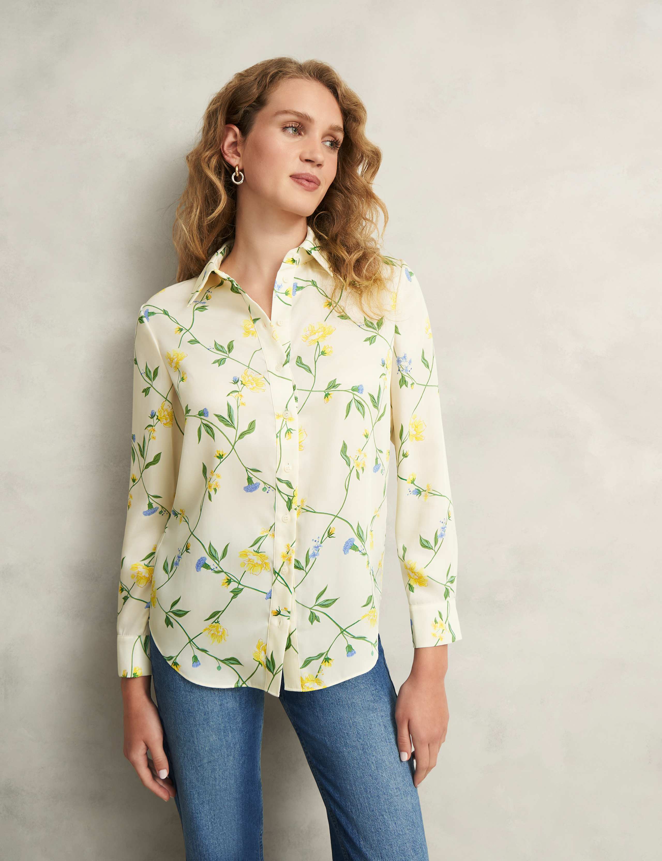 Chiffon Floral Shirt