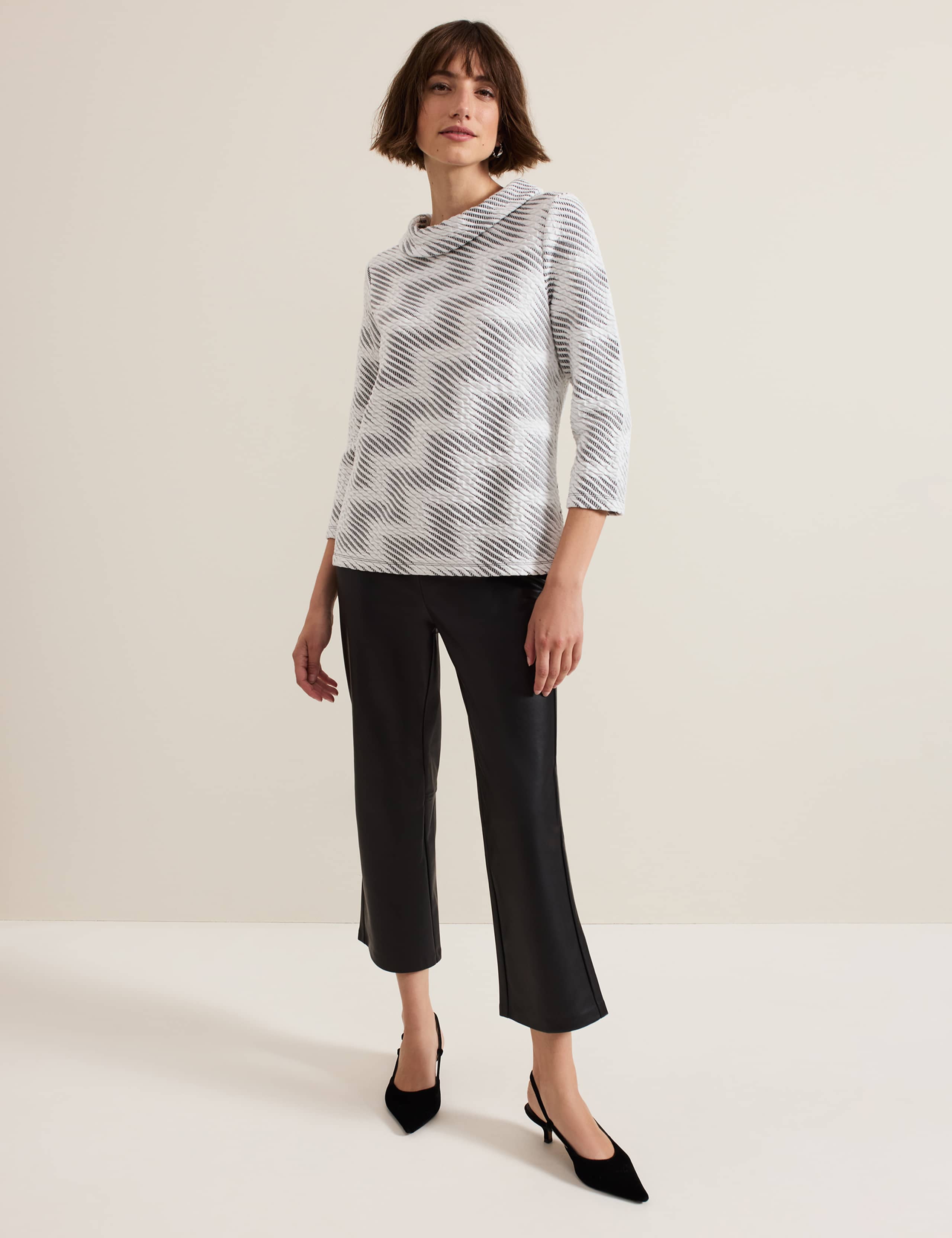 Leather Look Culottes
