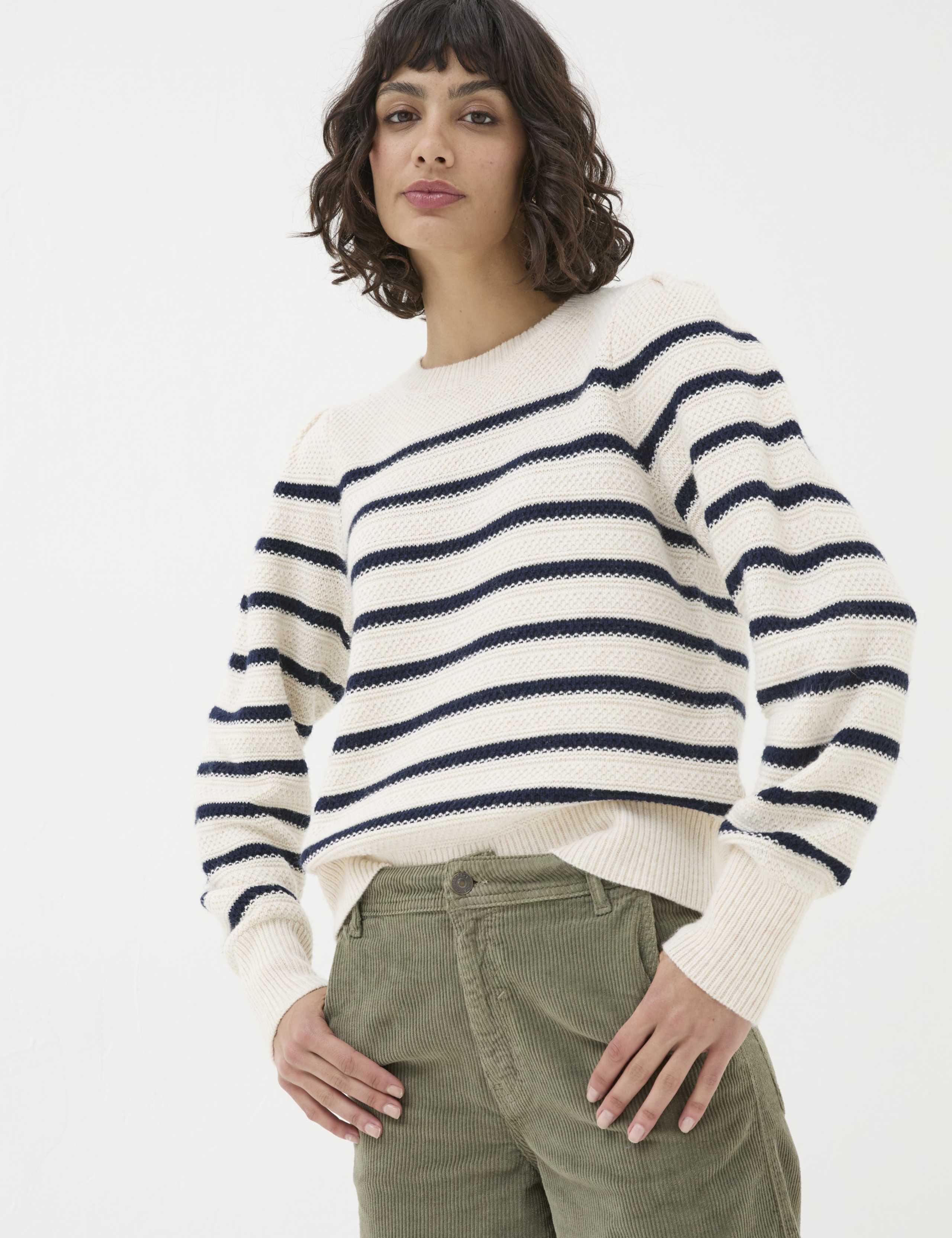 Striped Crew Neck Jumper