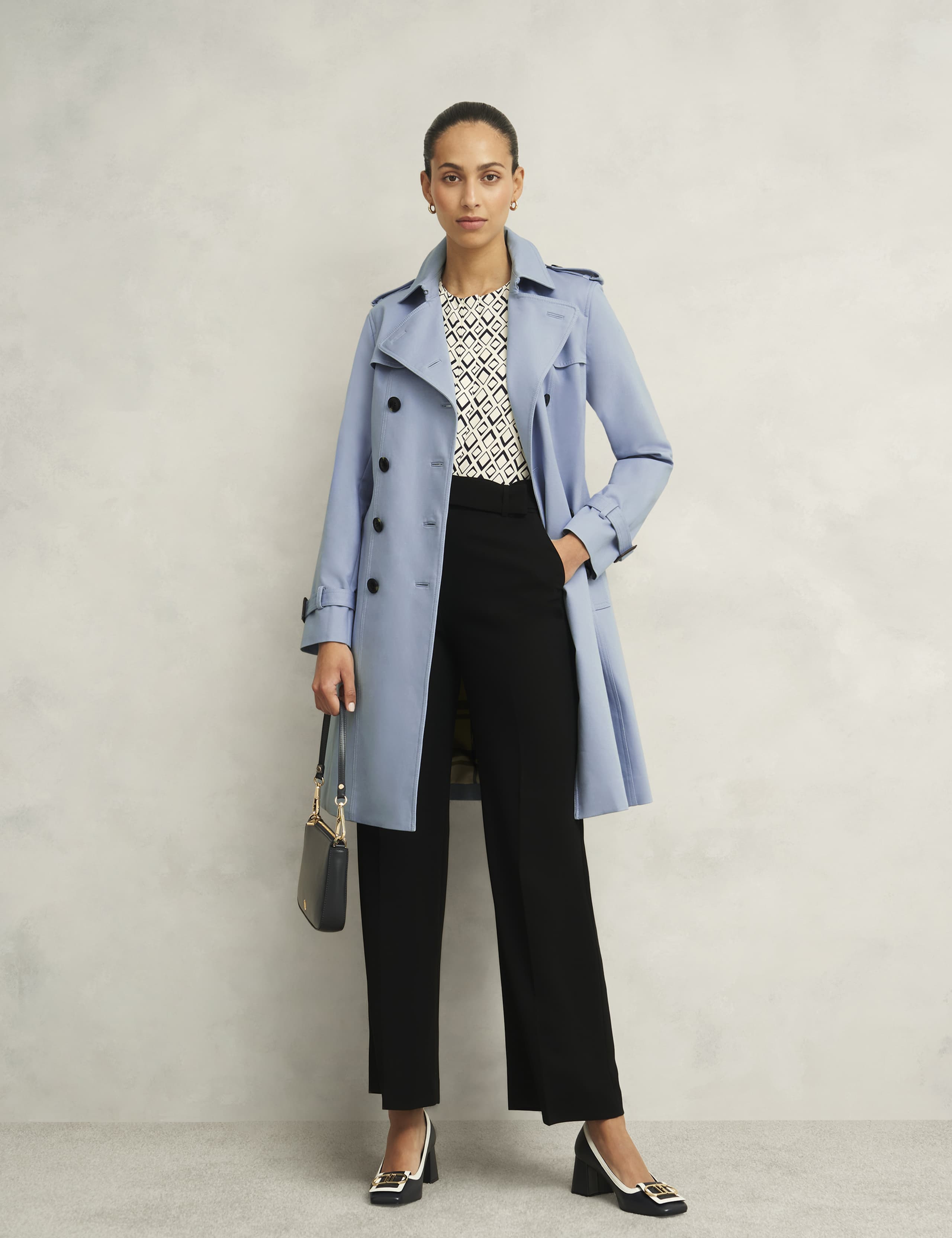 Cotton Rich Belted Trench Coat