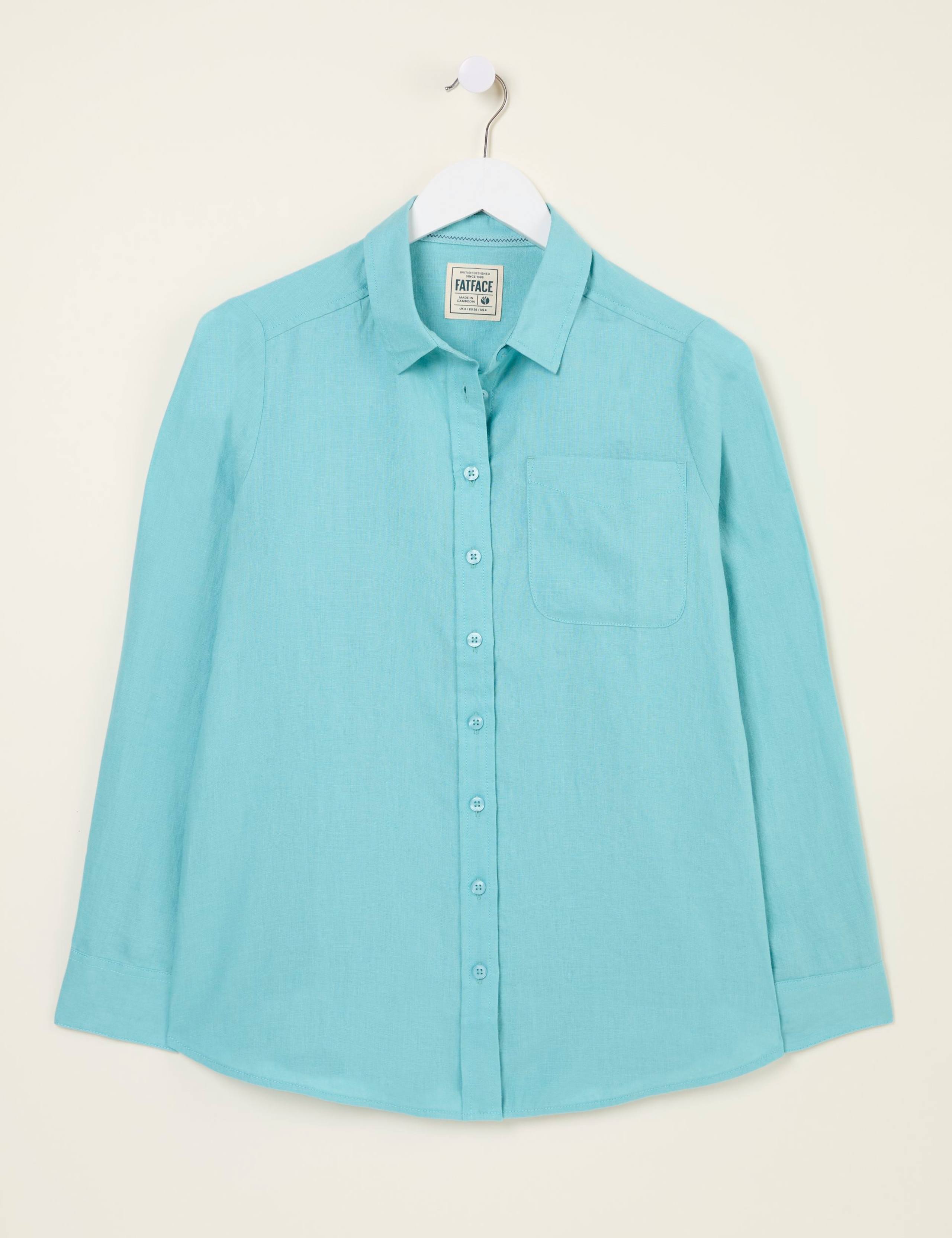 Pure Linen Collared Shirt