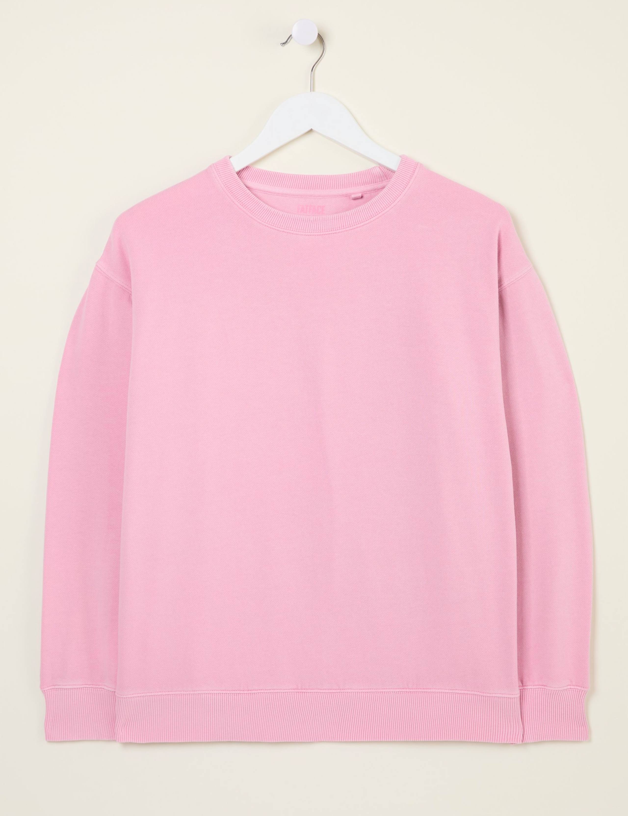 Pure Cotton Crew Neck Sweatshirt