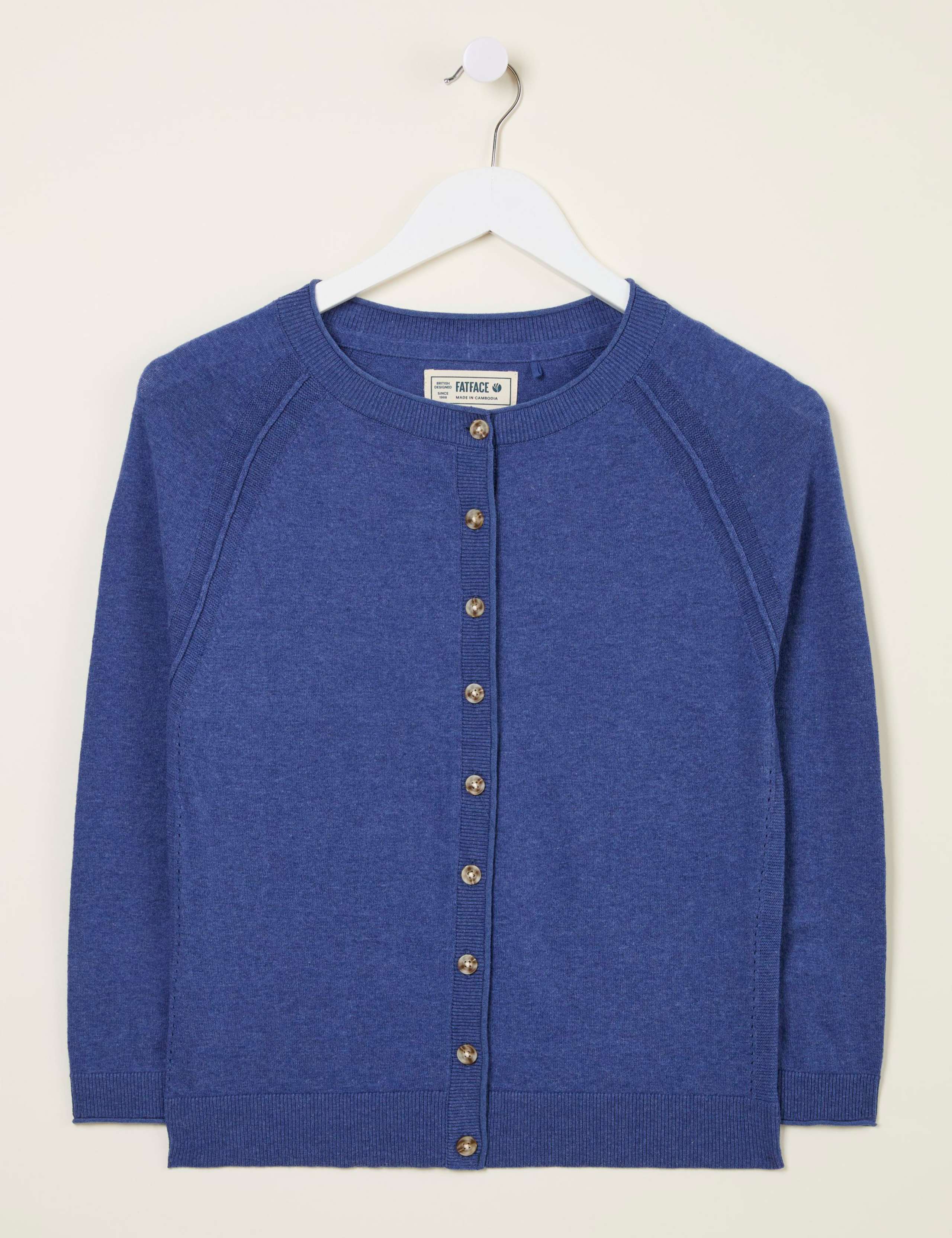 Pure Cotton Textured Cardigan