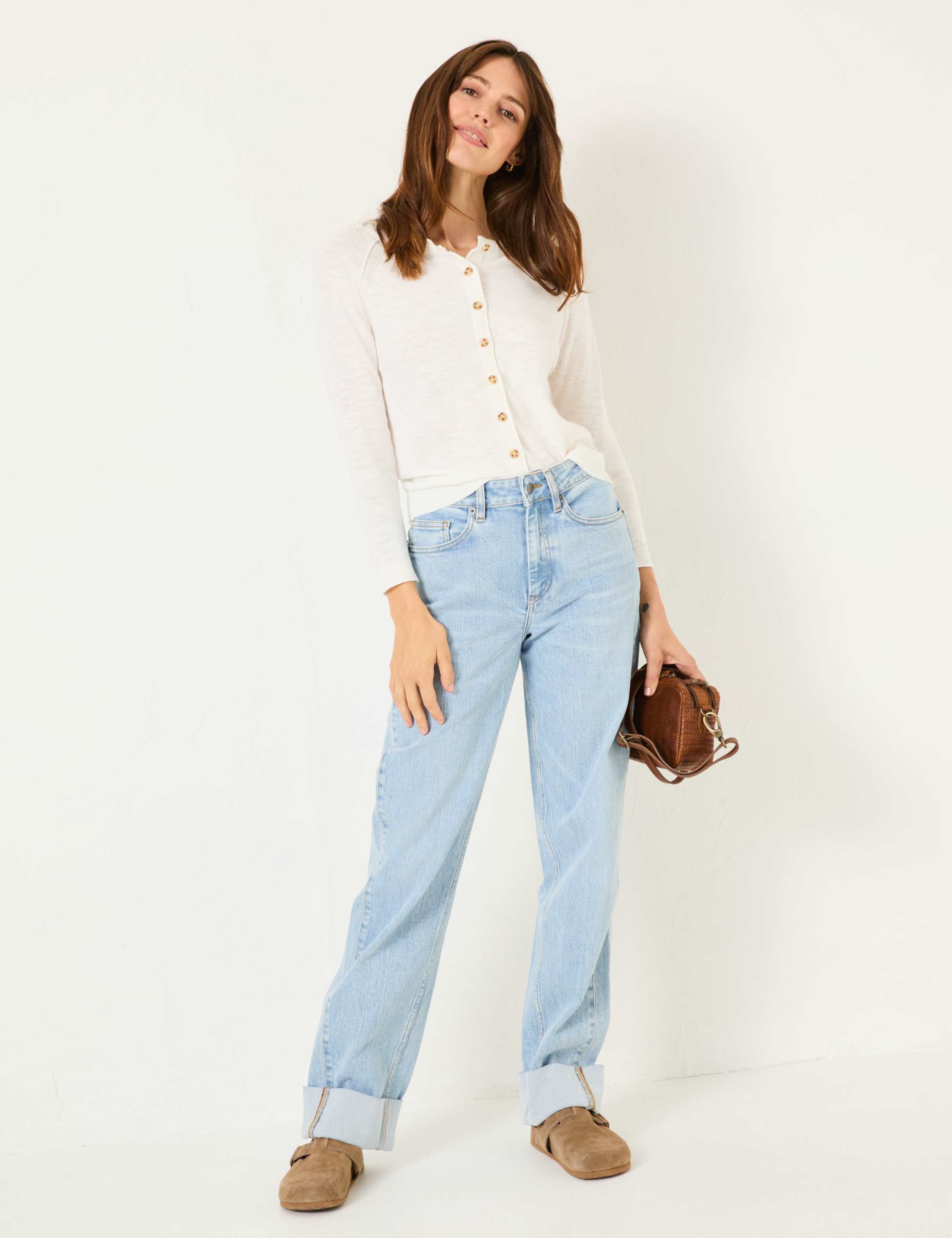 Pure Cotton Textured Cardigan