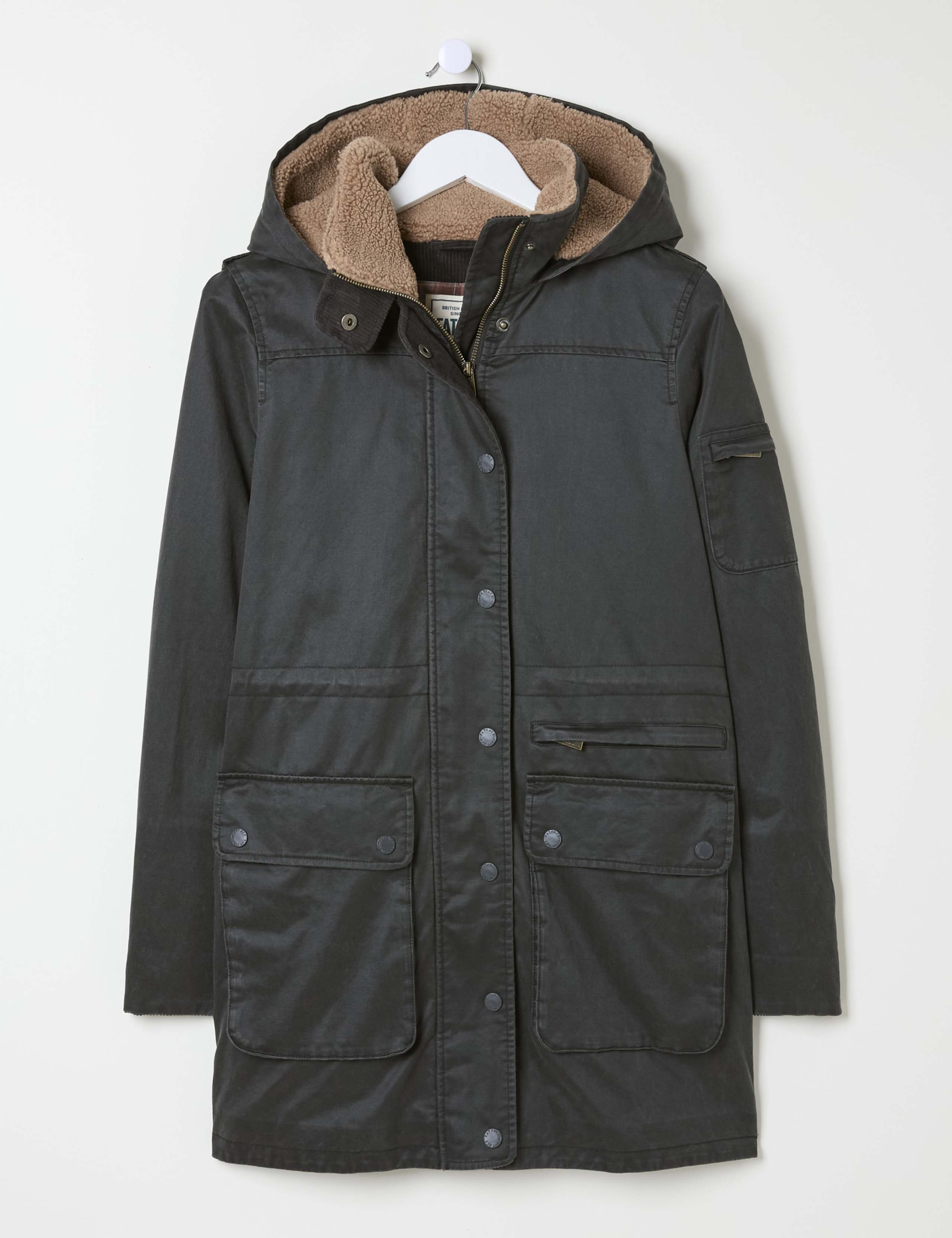 Cotton Rich Longline Utility Coat