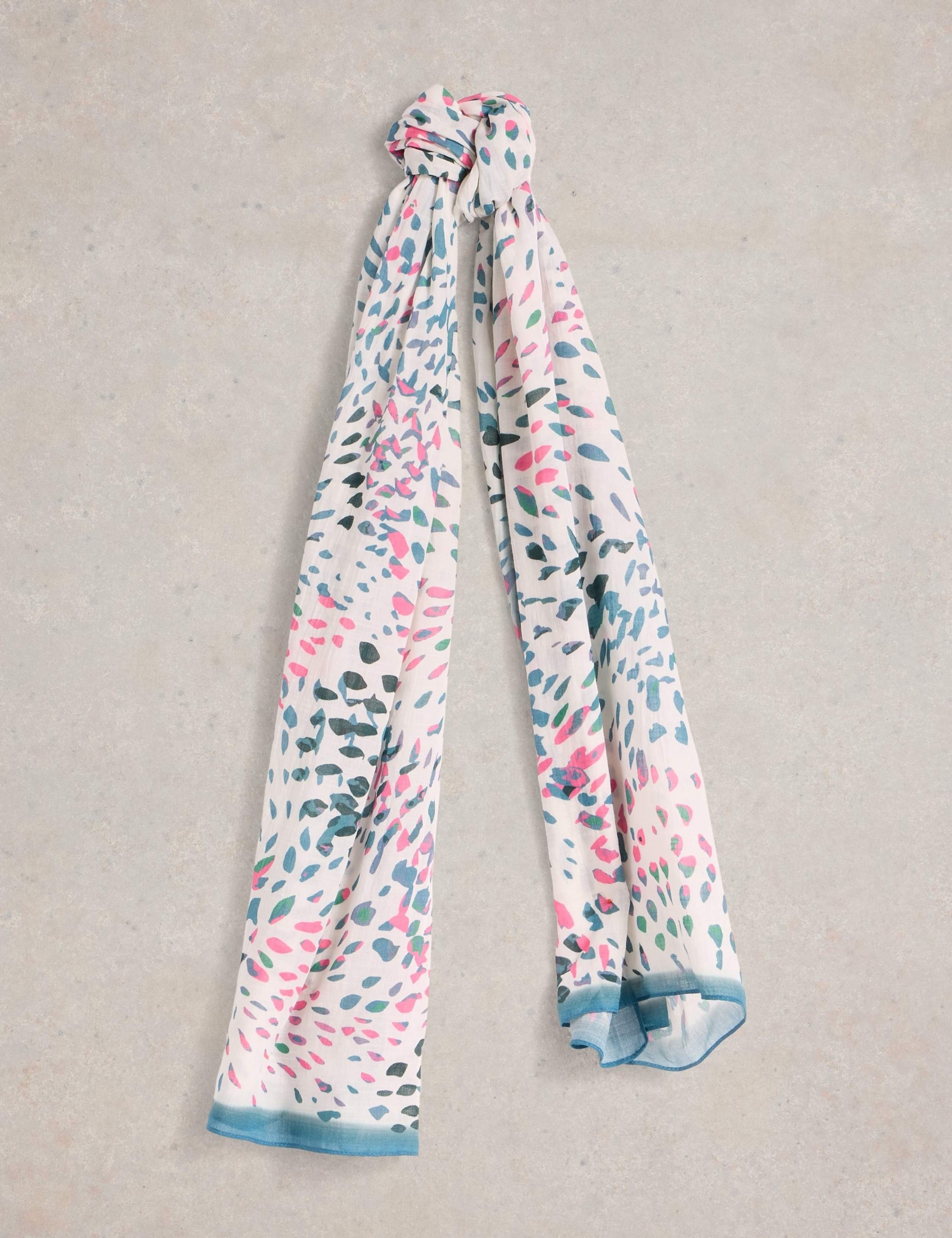 Cotton Blend Firework Scarf