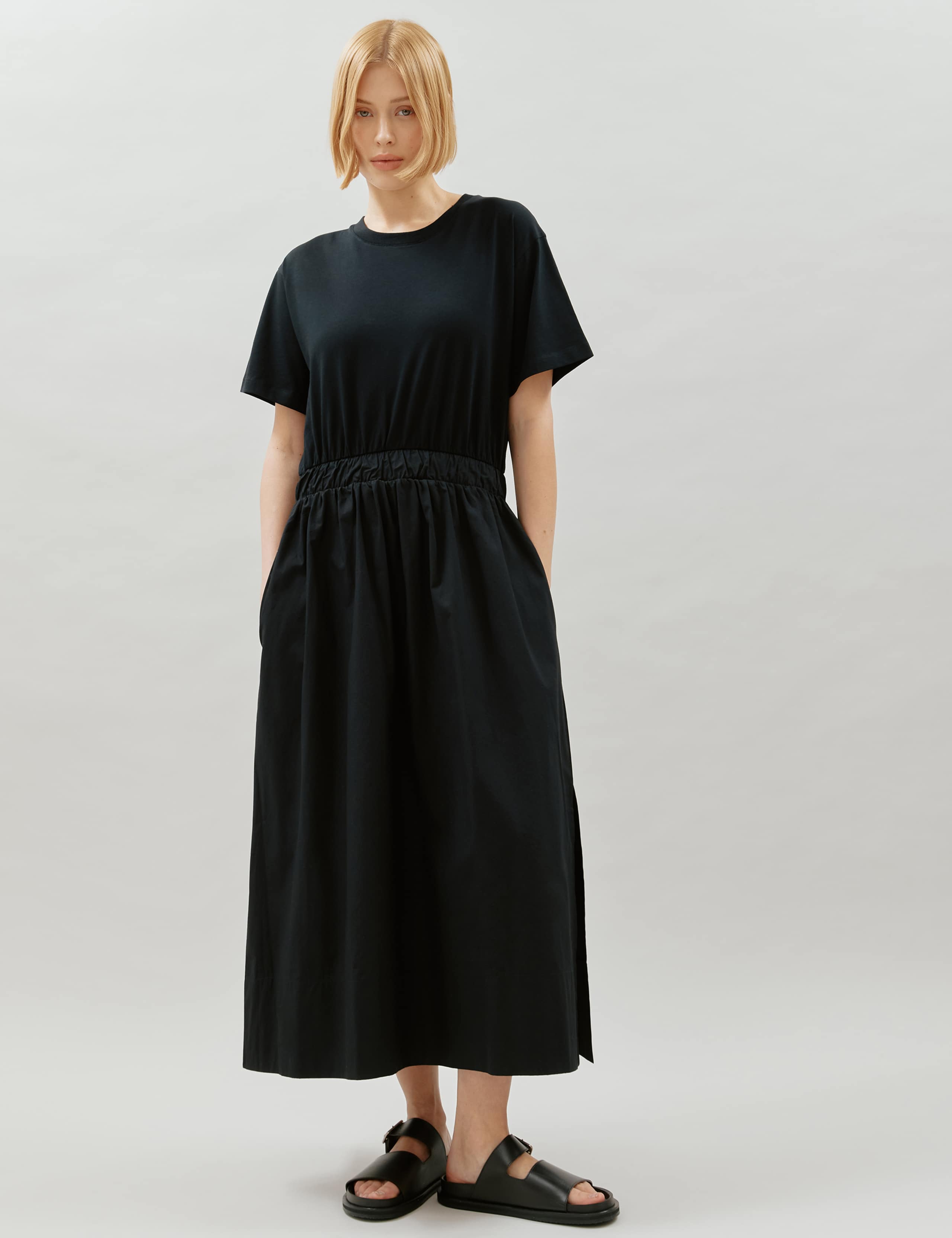 Pure Cotton Midi T-Shirt Dress
