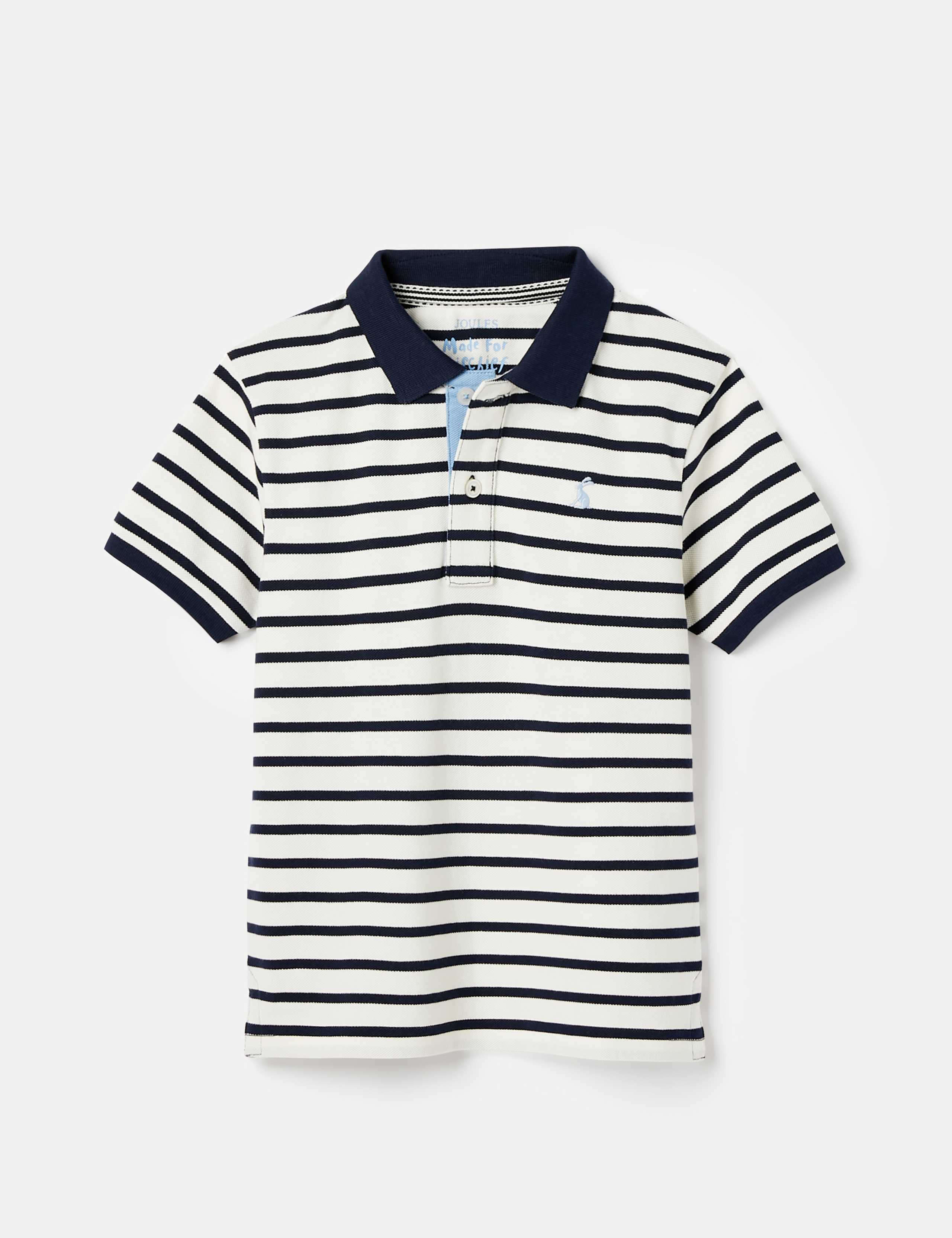 Pure Cotton Striped Polo Shirt (2-12 Yrs)