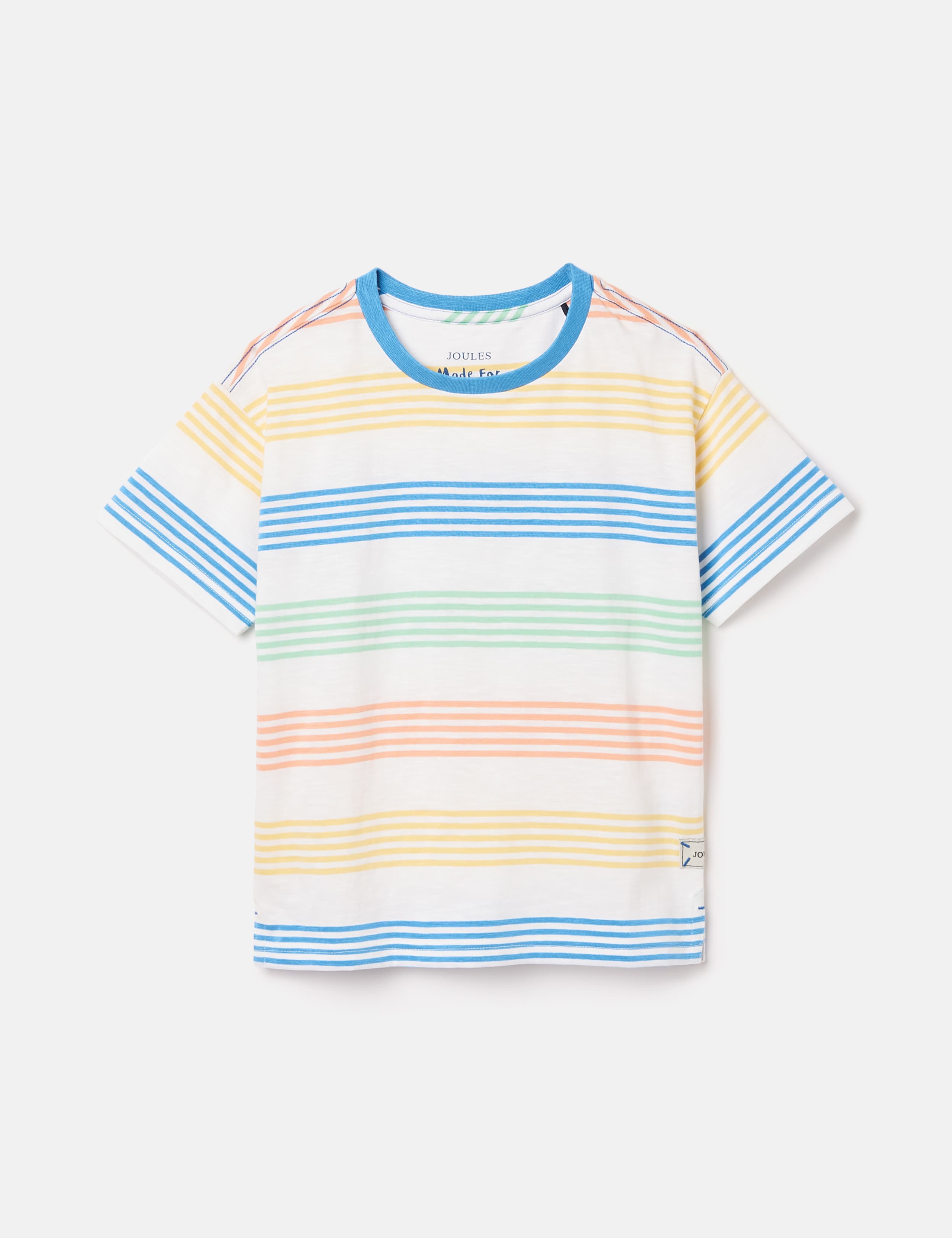 Pure Cotton Striped T-Shirt (2-12 Yrs)