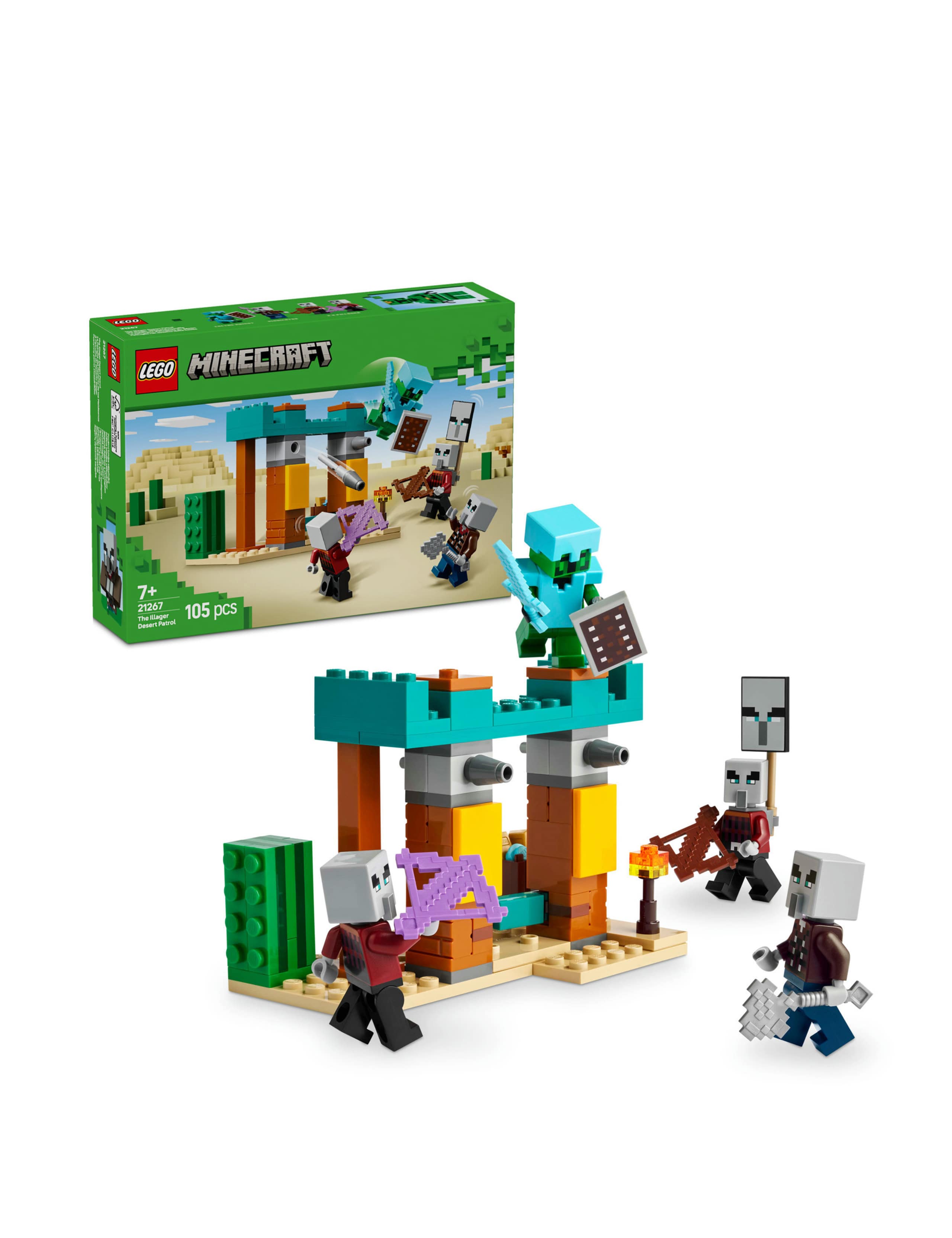 LEGO® Minecraft The Illager Desert Patrol Set  21267 (7+ Yrs)