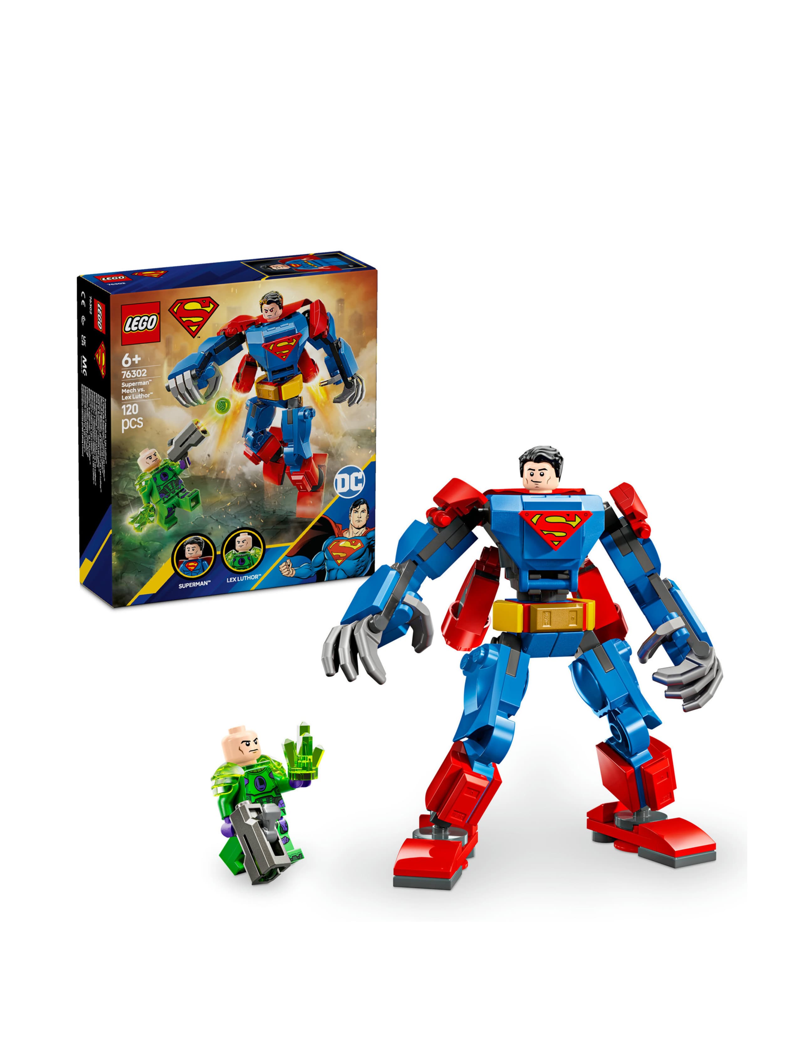 LEGO® DC Superman Mech vs. Lex Luthor Toy Set 76302  (7+ Yrs)