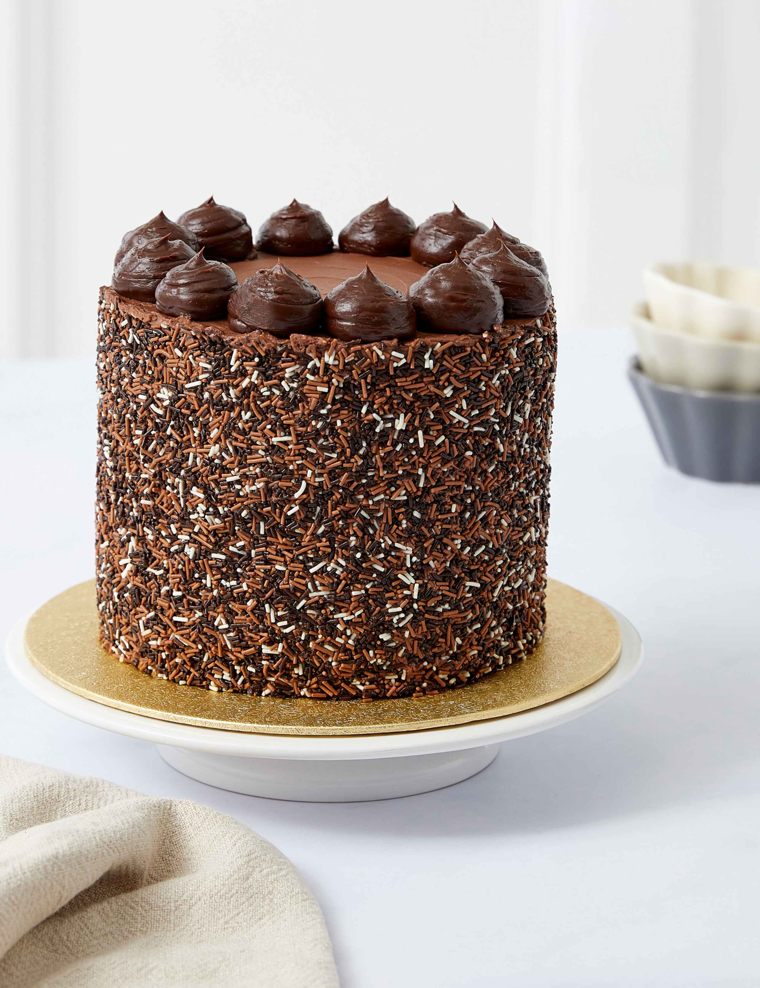 Milk Dark & White Chocolate Layers Cake (Serves 12)