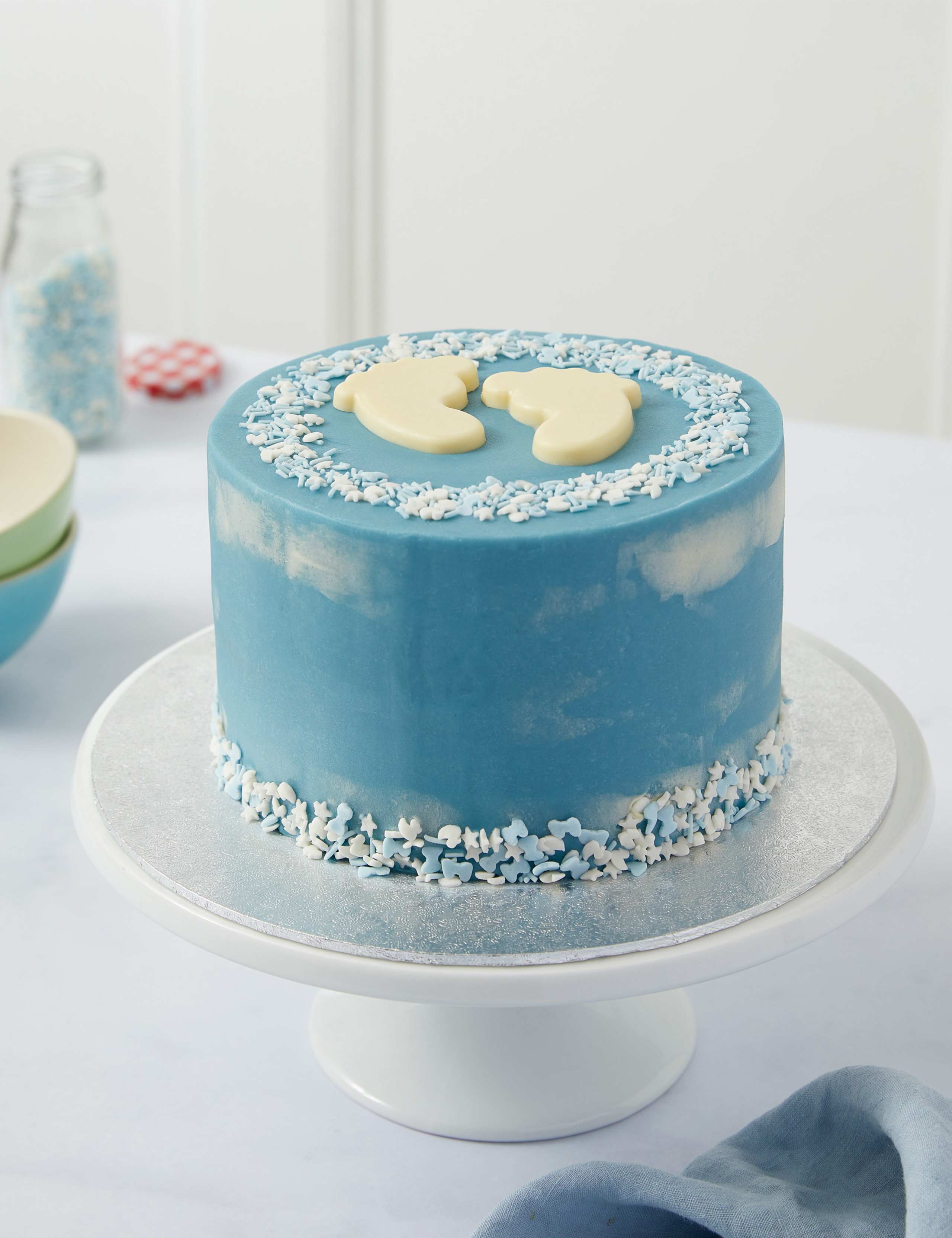 Baby Shower Cake - Boy (Serves 16)