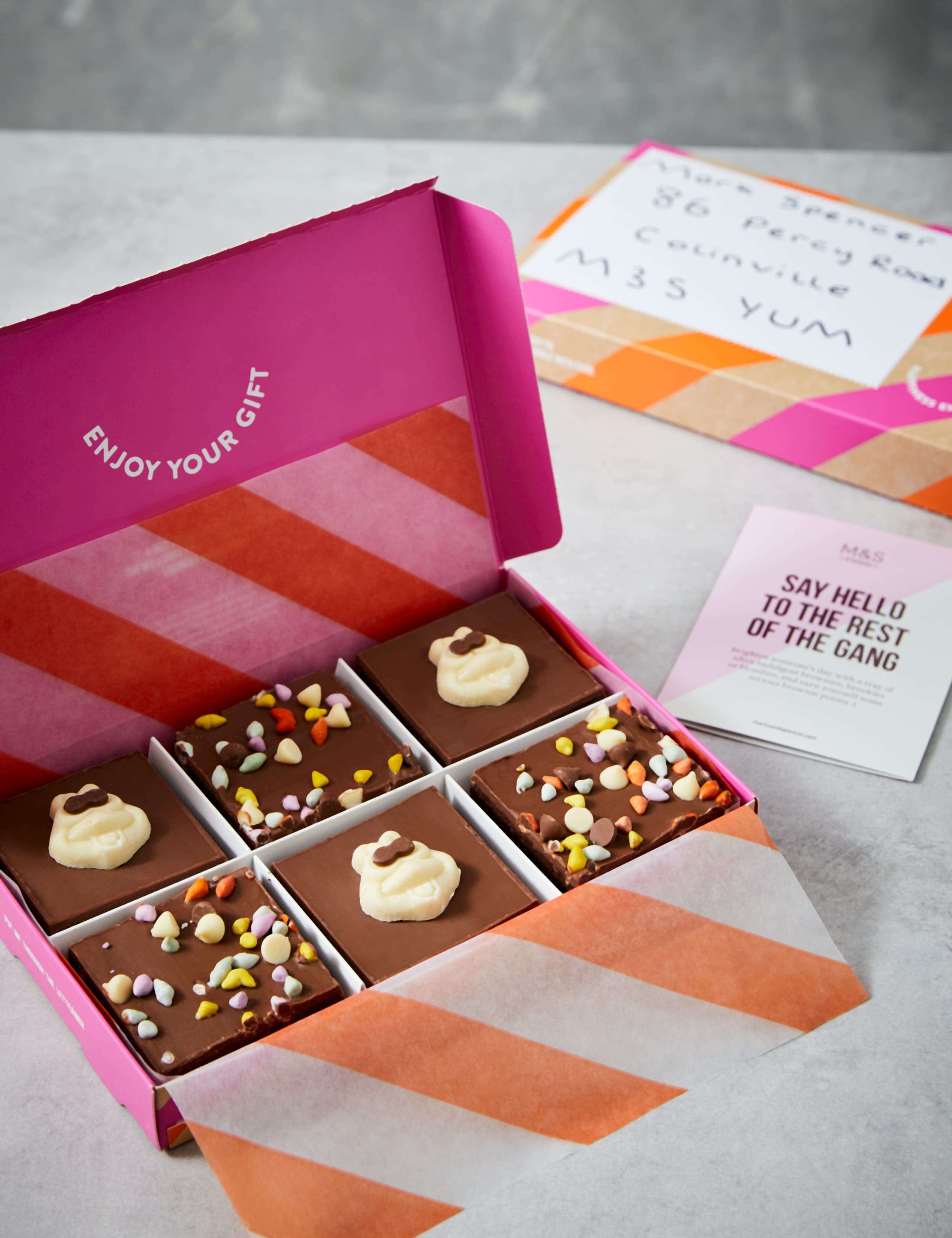 Colin the Caterpillar Chocolate Brownies Letterbox Gift