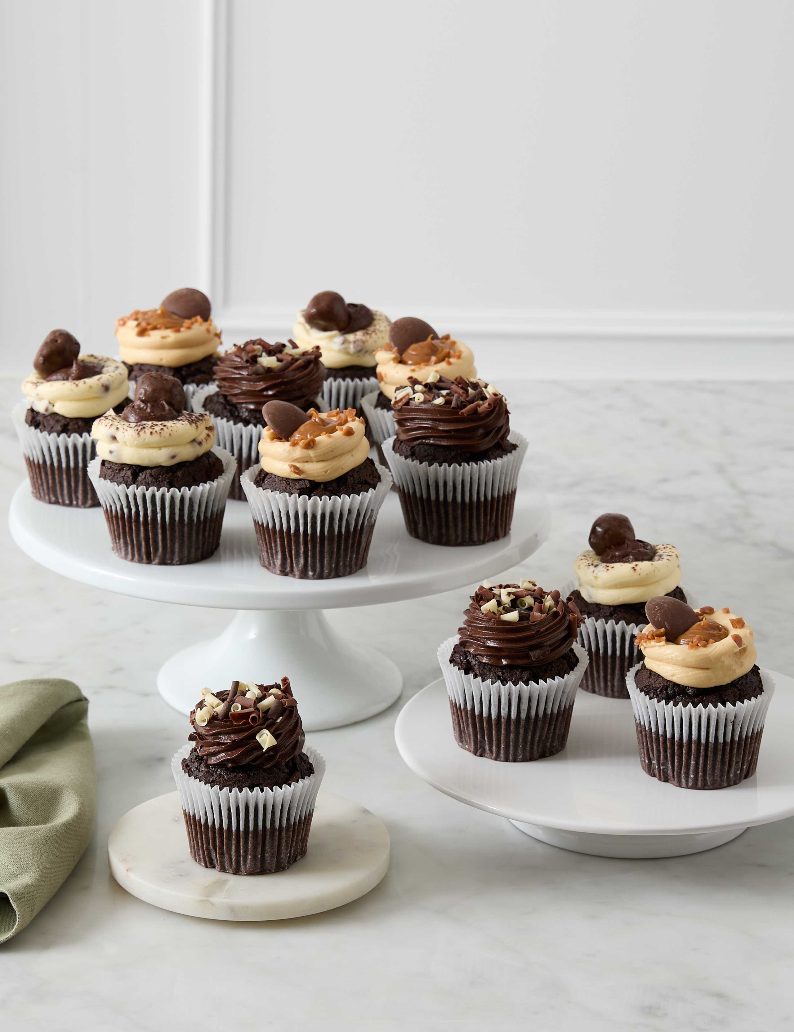 Completely Choctastic Cupcake Selection (Serves 12)