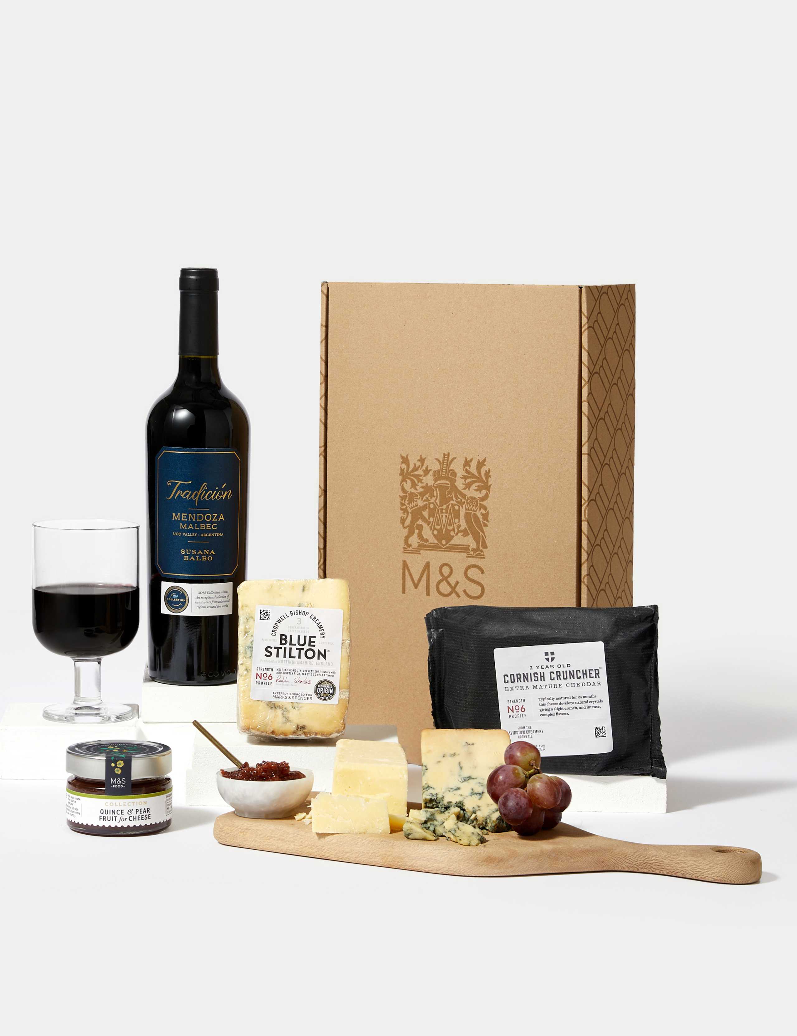 Collection Red Wine & Cheese Gift Box