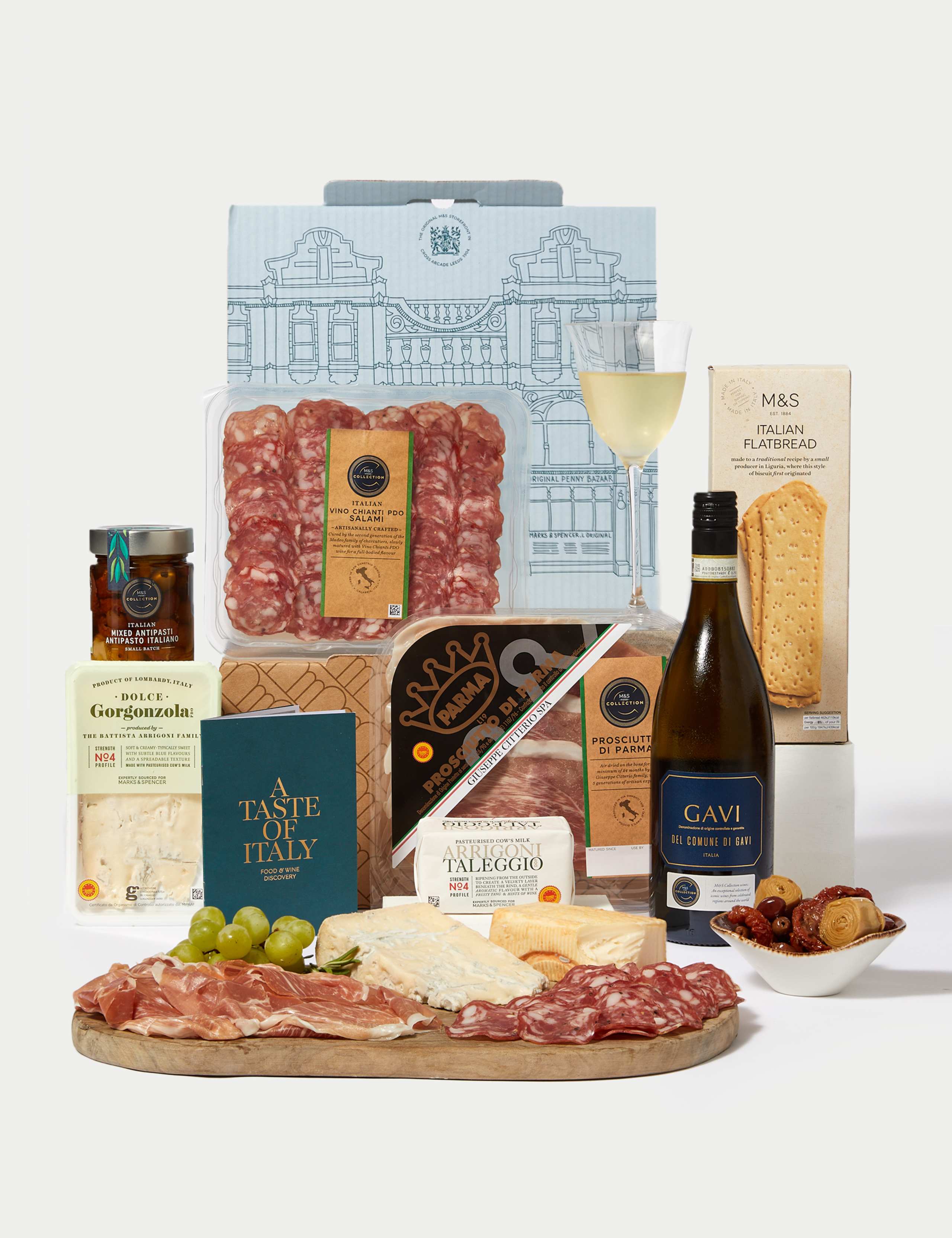 Italian Food & Wine Pairing Gift Box