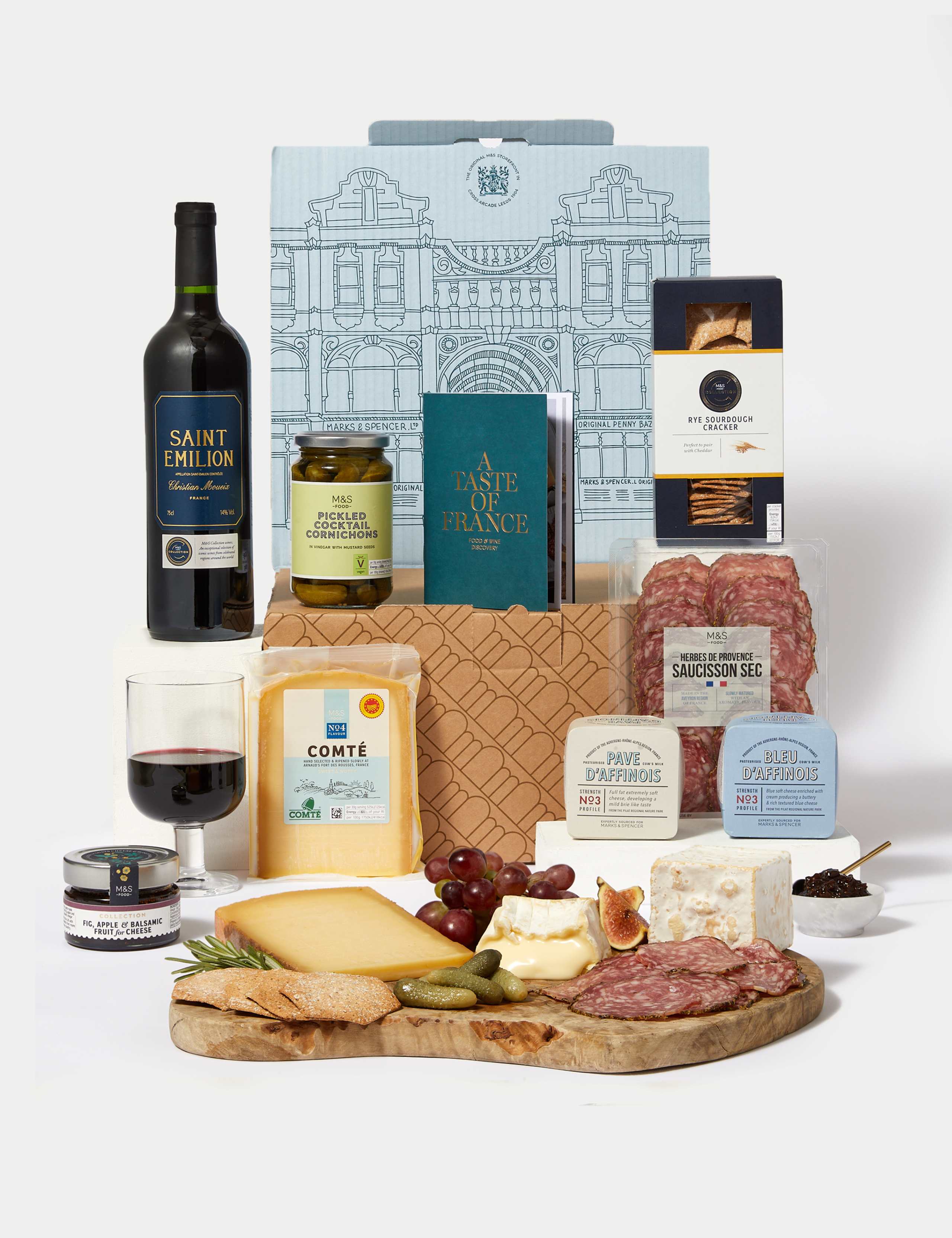 French Food & Wine Pairing Gift Box