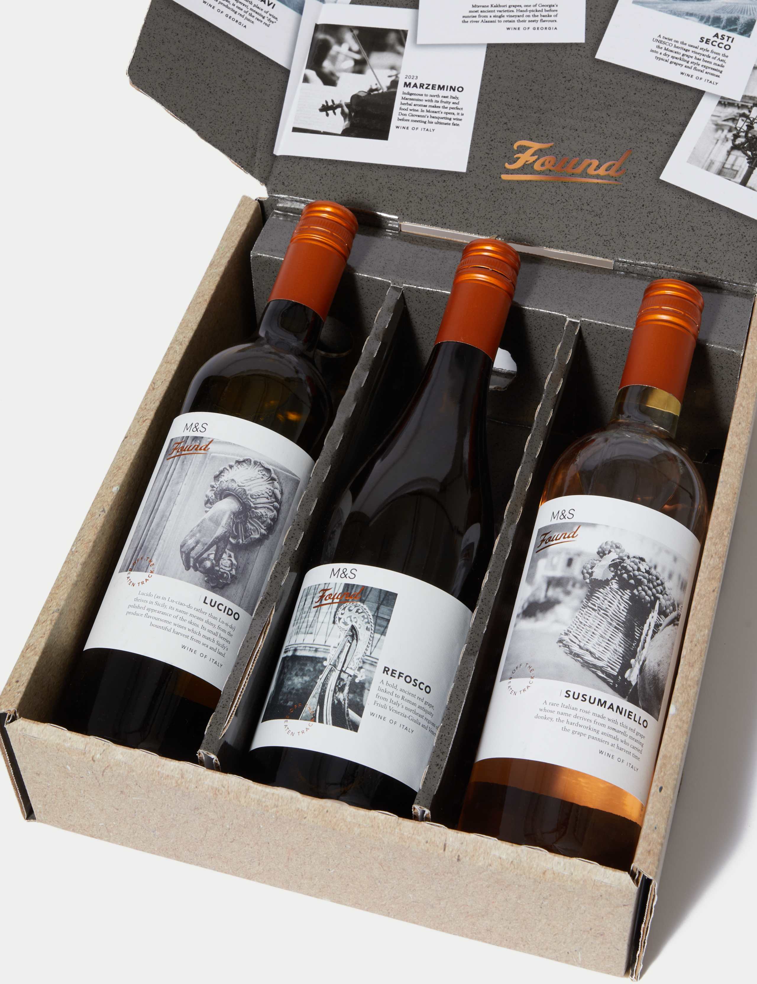 Found Italian Wine Trio Gift