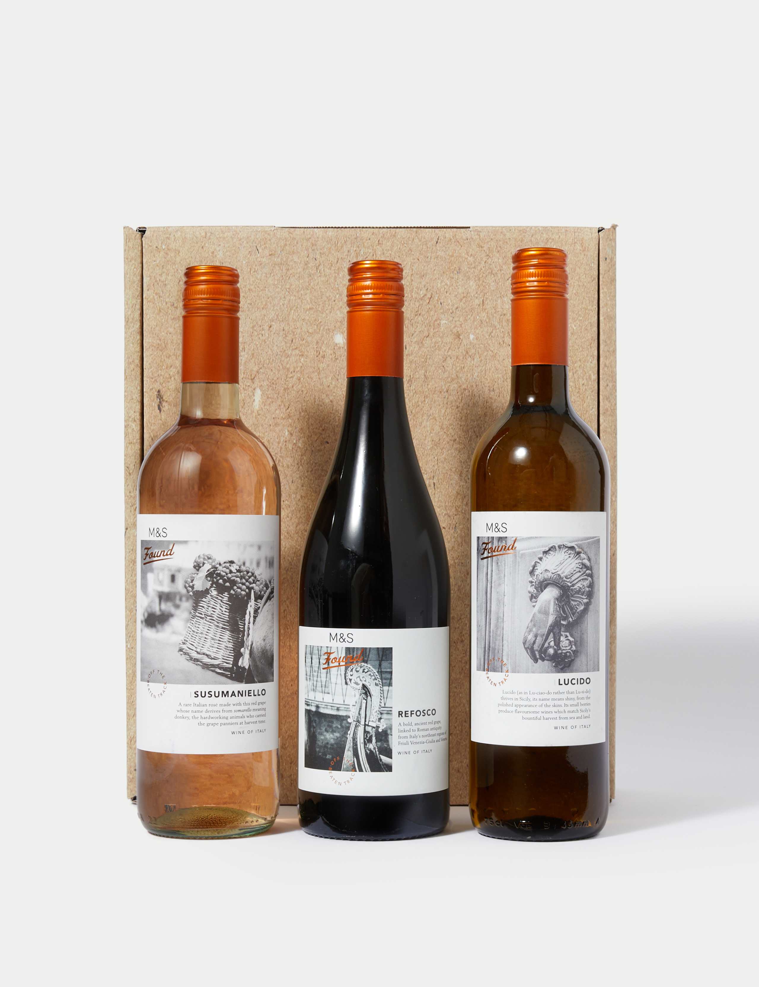 Found Italian Wine Trio Gift
