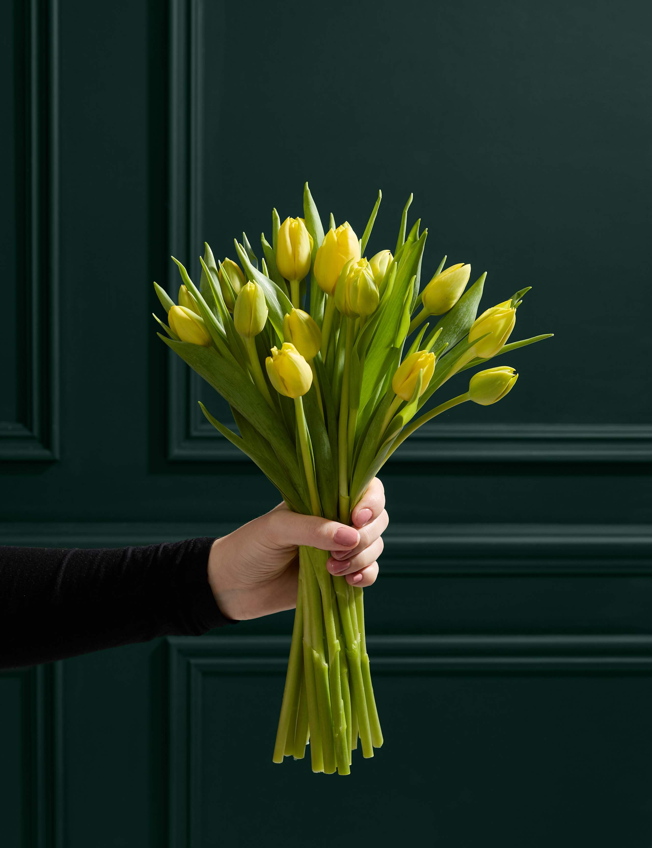 Easter Yellow Tulip Abundance Bouquet