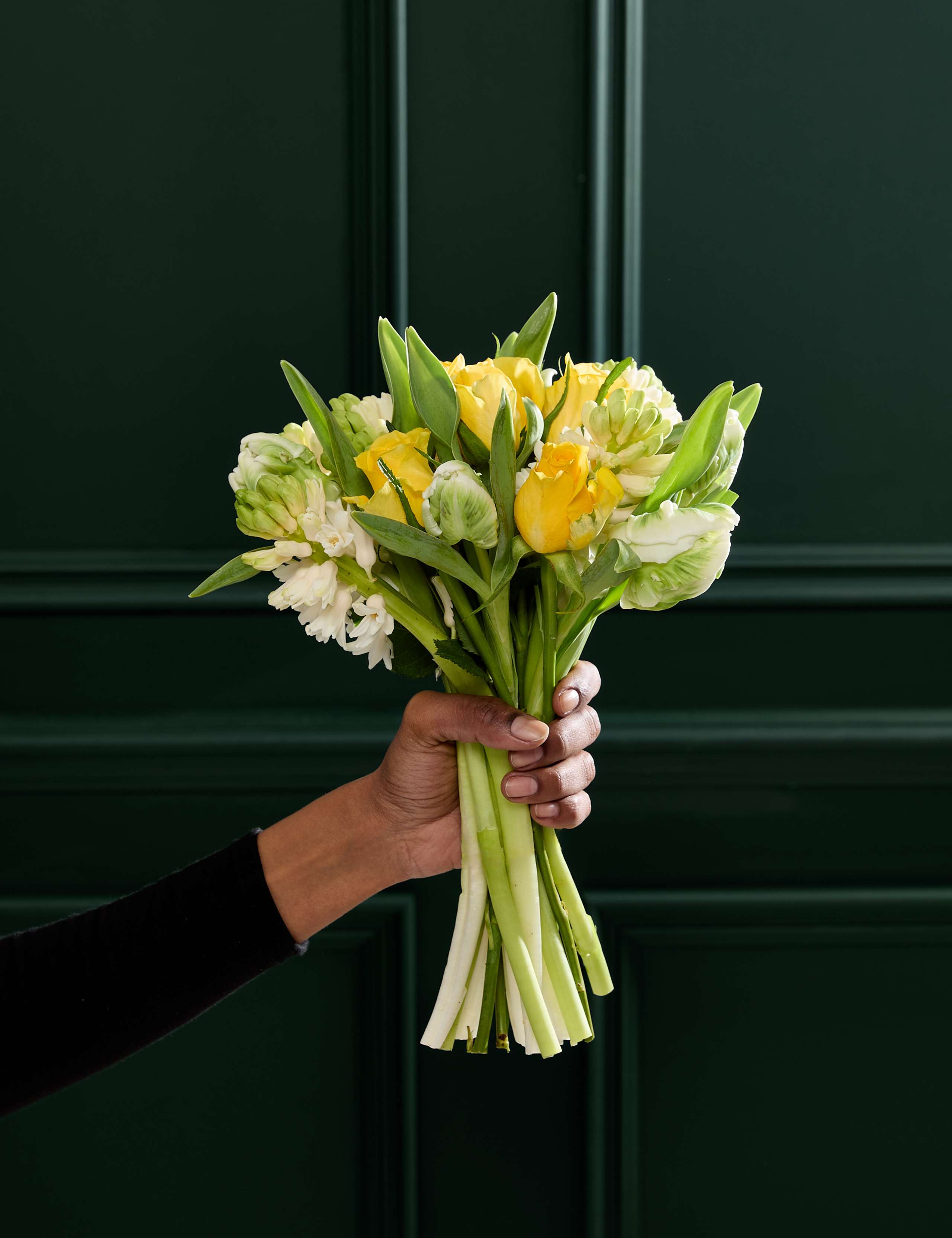 Easter Rose, Tulip & Hyacinth Bouquet