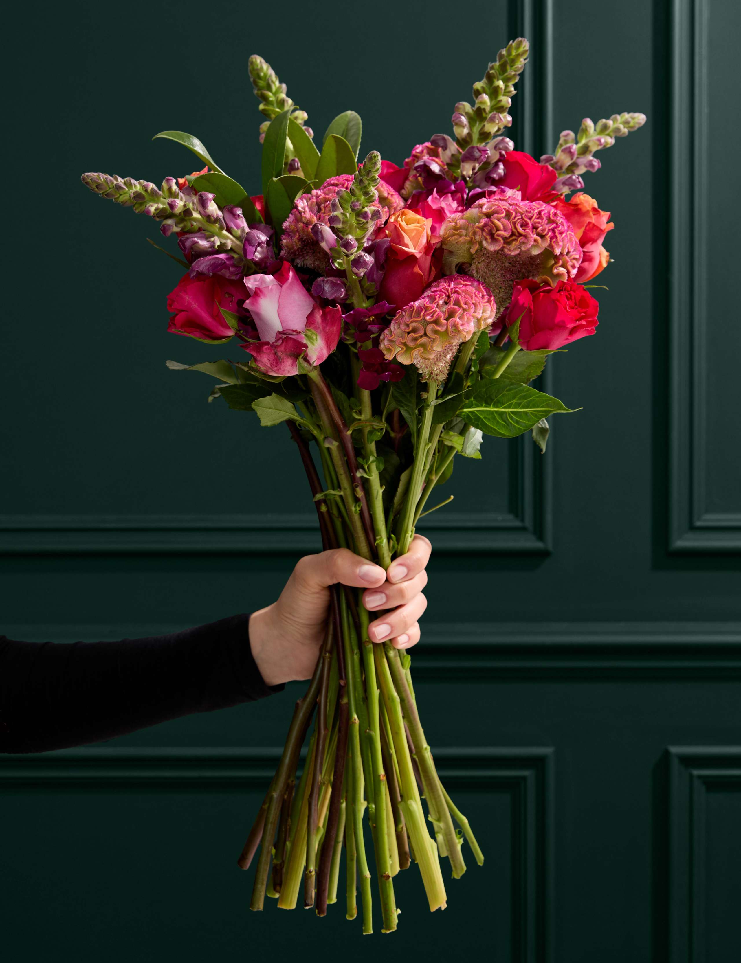 Rose Antirrhinum Celosia Bouquet
