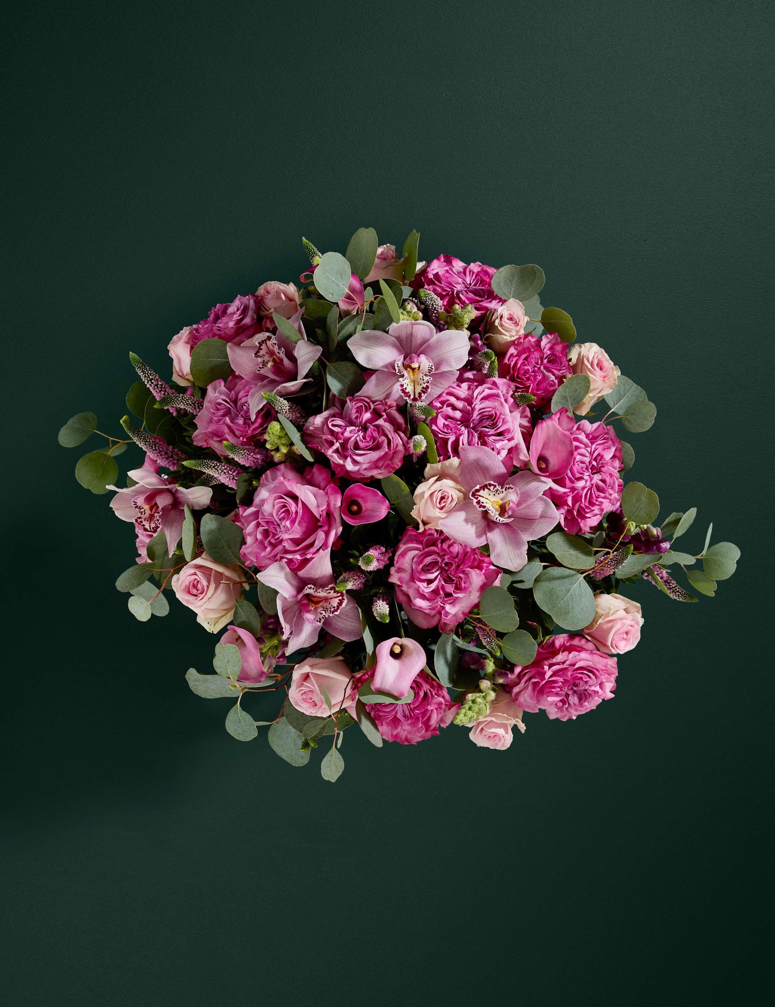 Pink Rose, Lily & Orchid Bouquet
