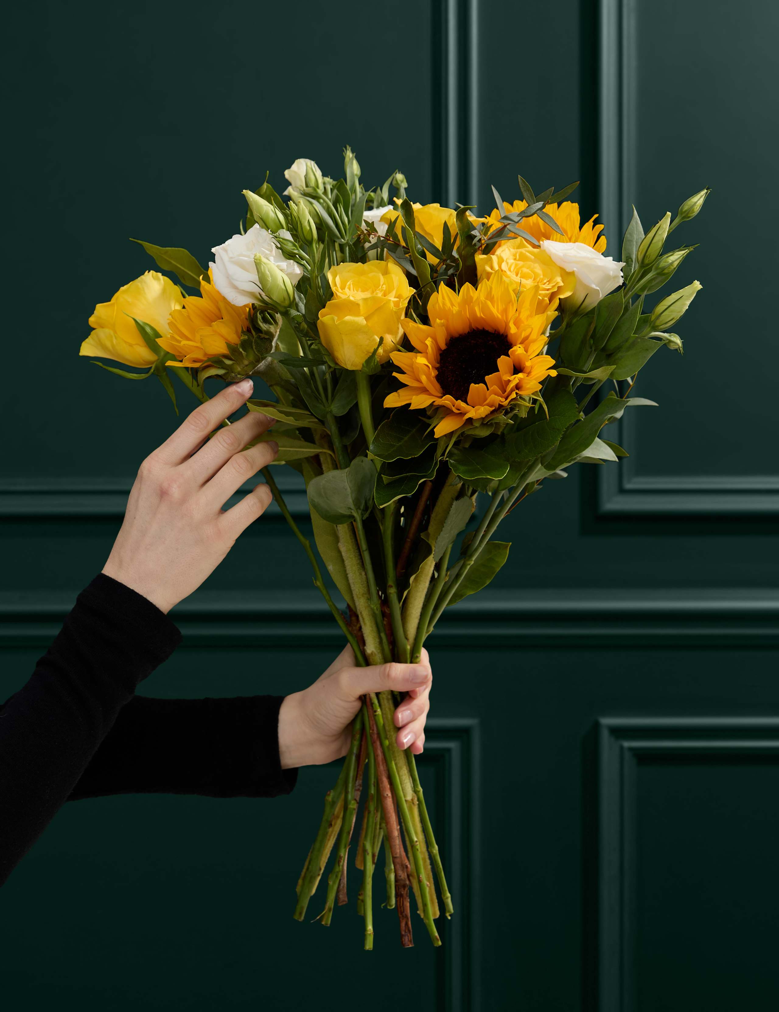 Sunflower Rose & Lisianthus Bouquet