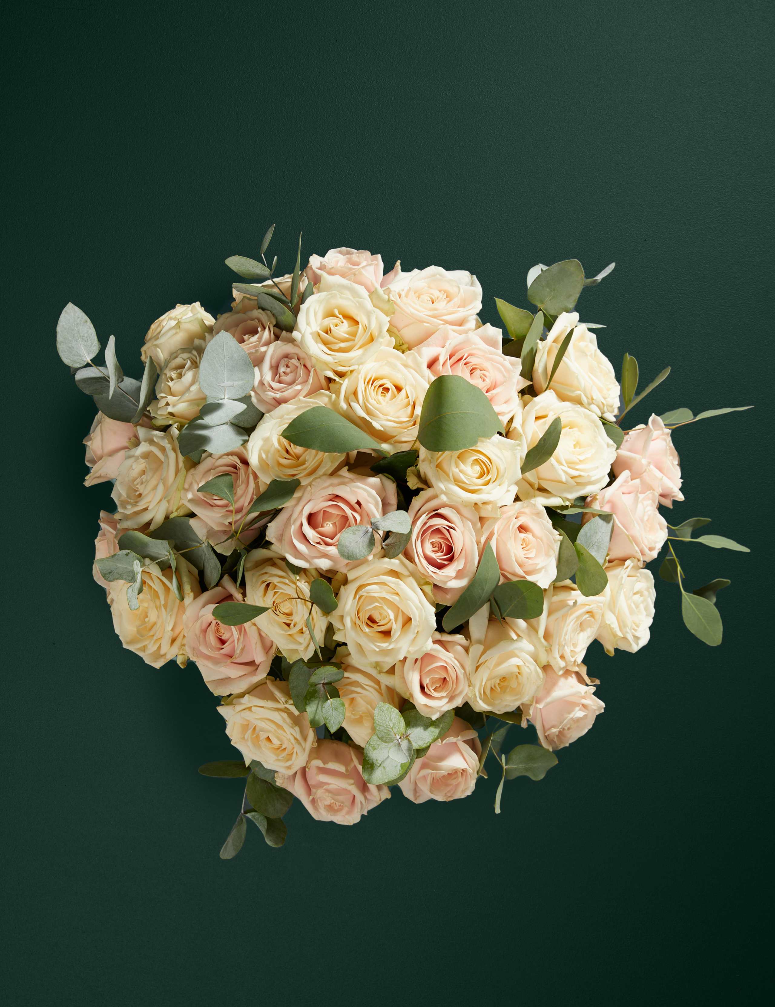 Luxury Rose Bouquet with Vintage Champagne, Truffles, Chocolates & Florentines