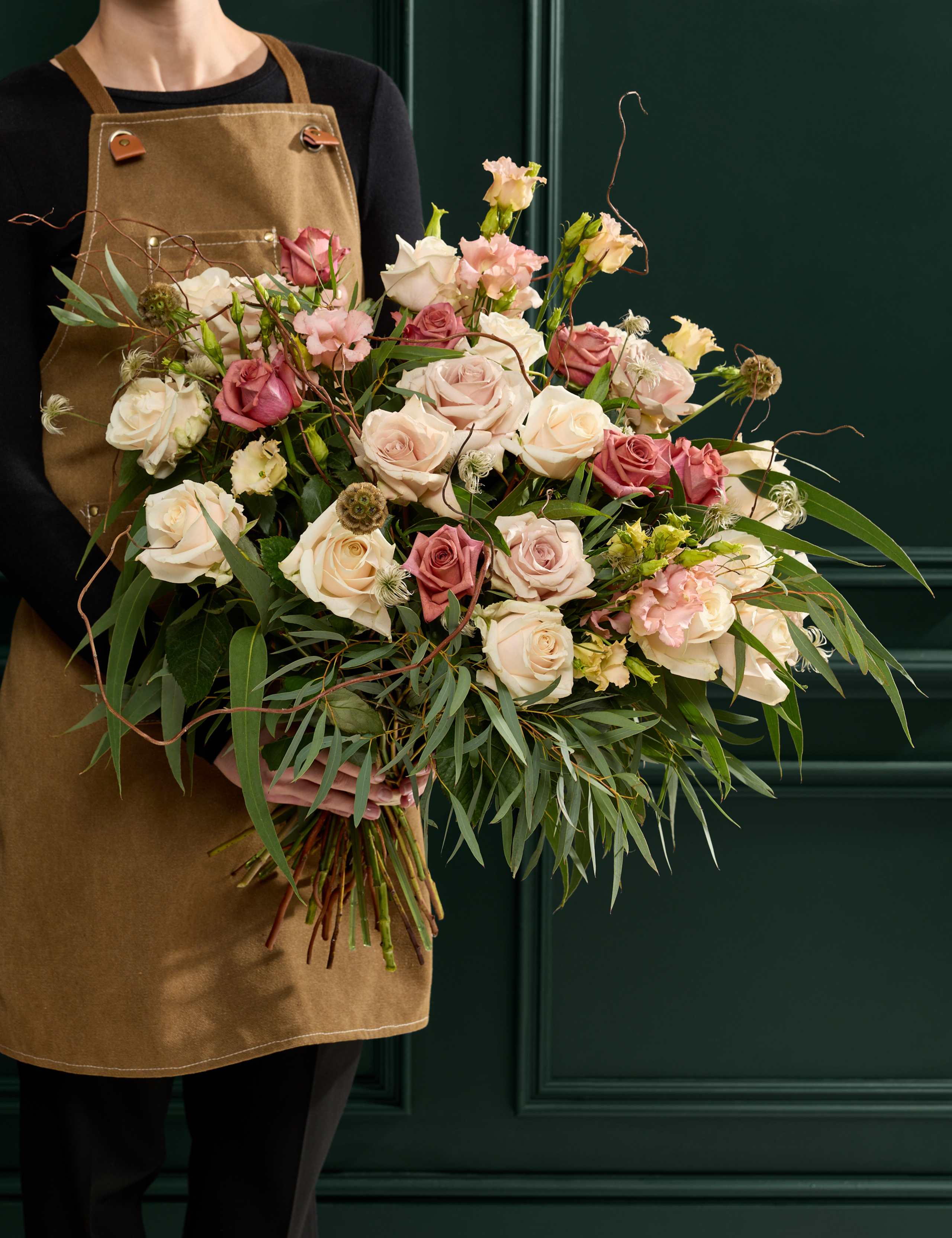 Luxury Vintage Rose & Willow Bouquet