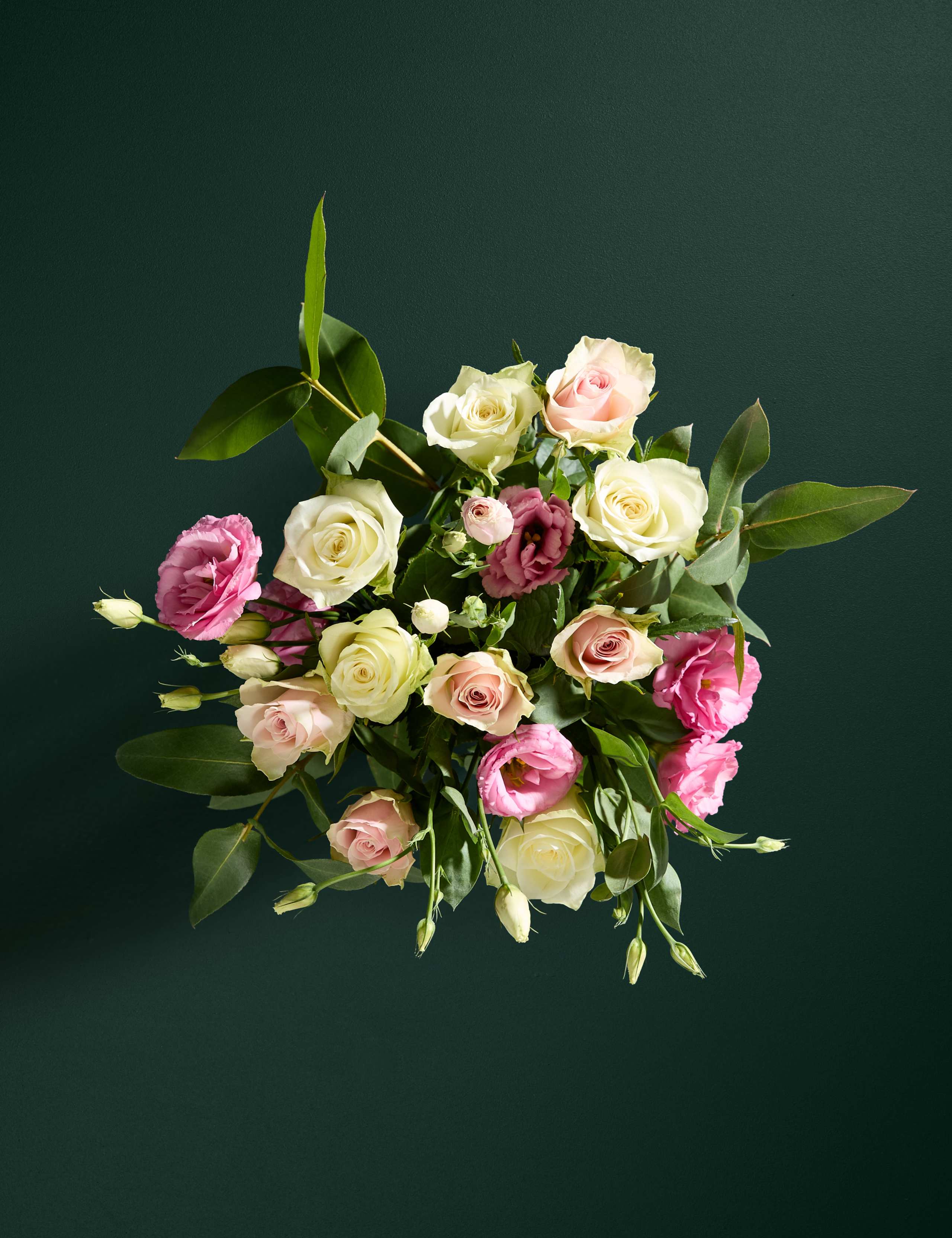 Pink Rose & Lisianthus Bouquet