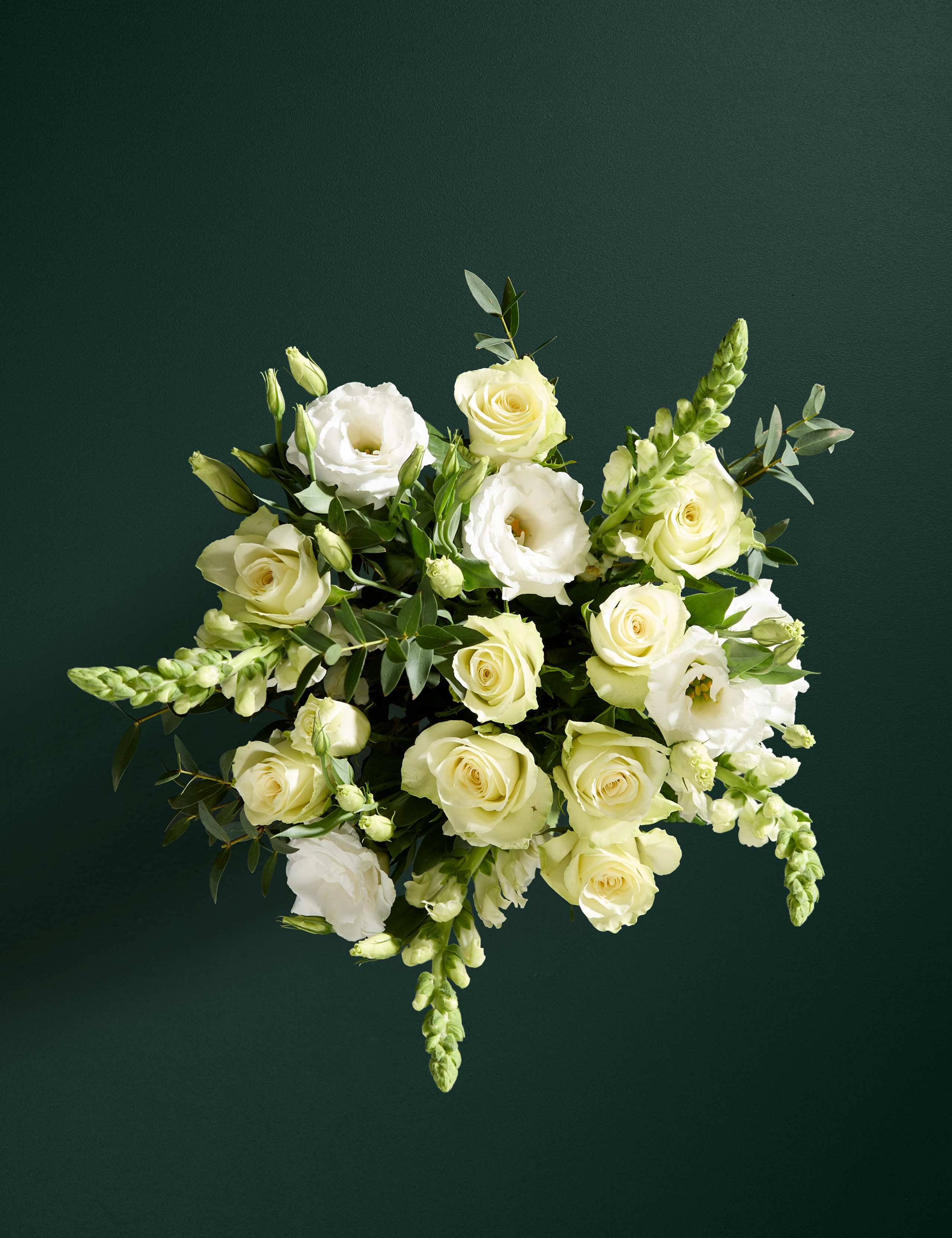 White Rose & Lisianthus Bouquet
