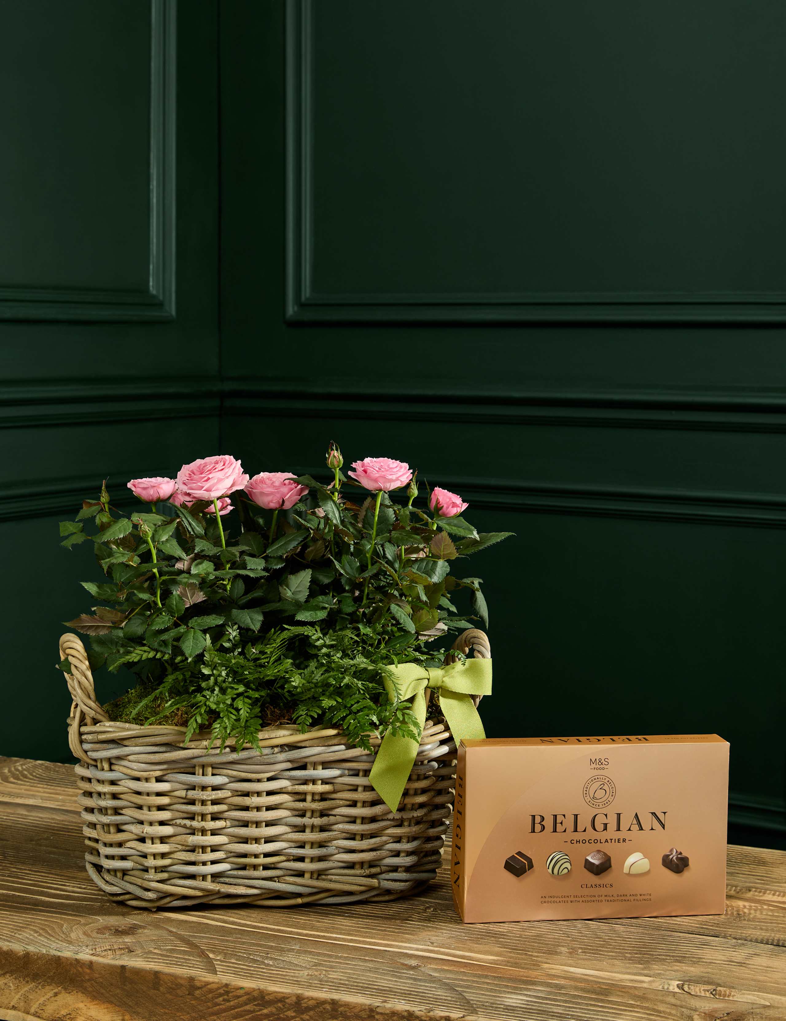 Mothers Day Mixed Basket with Belgian Chocolates