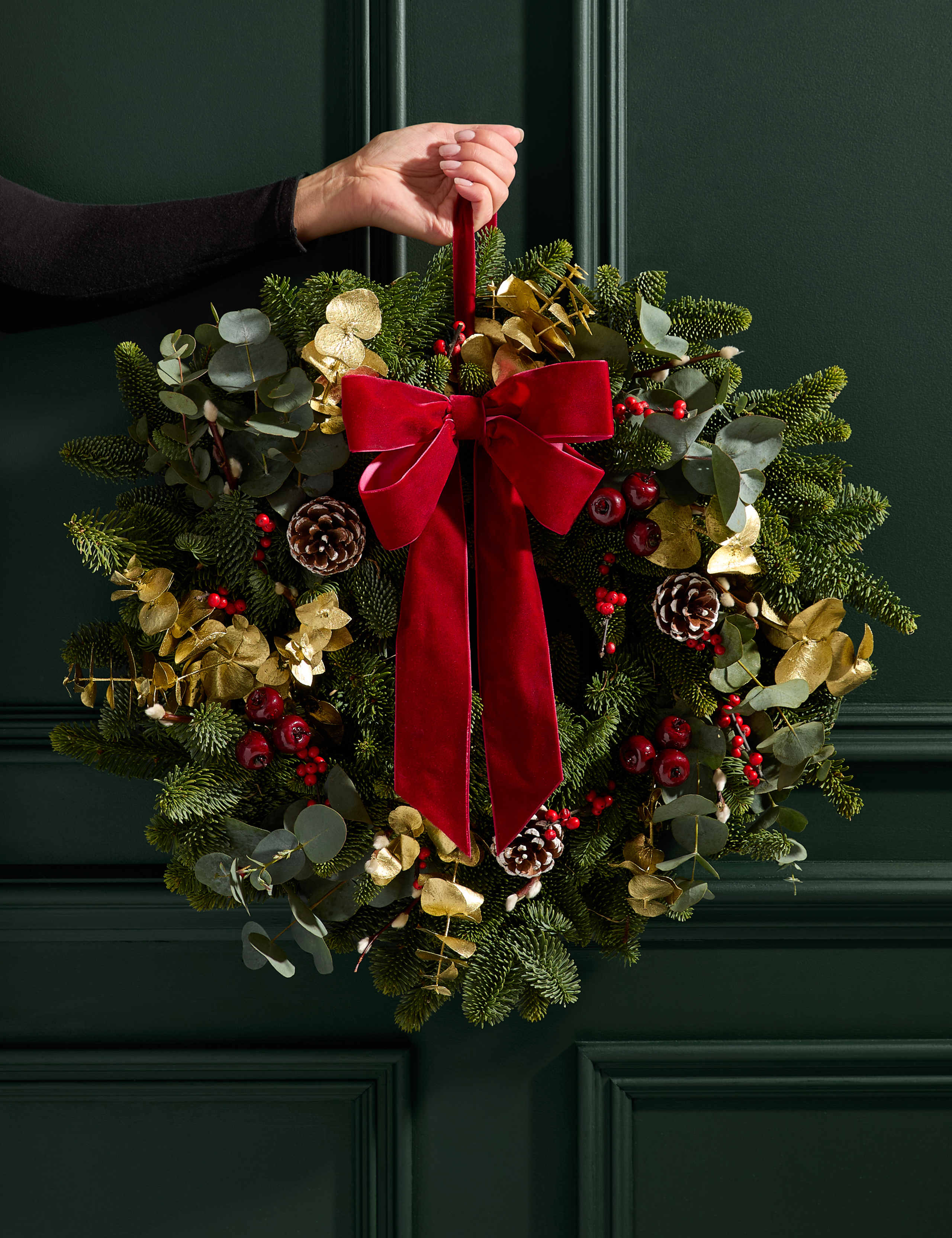 Festive Red Wreath