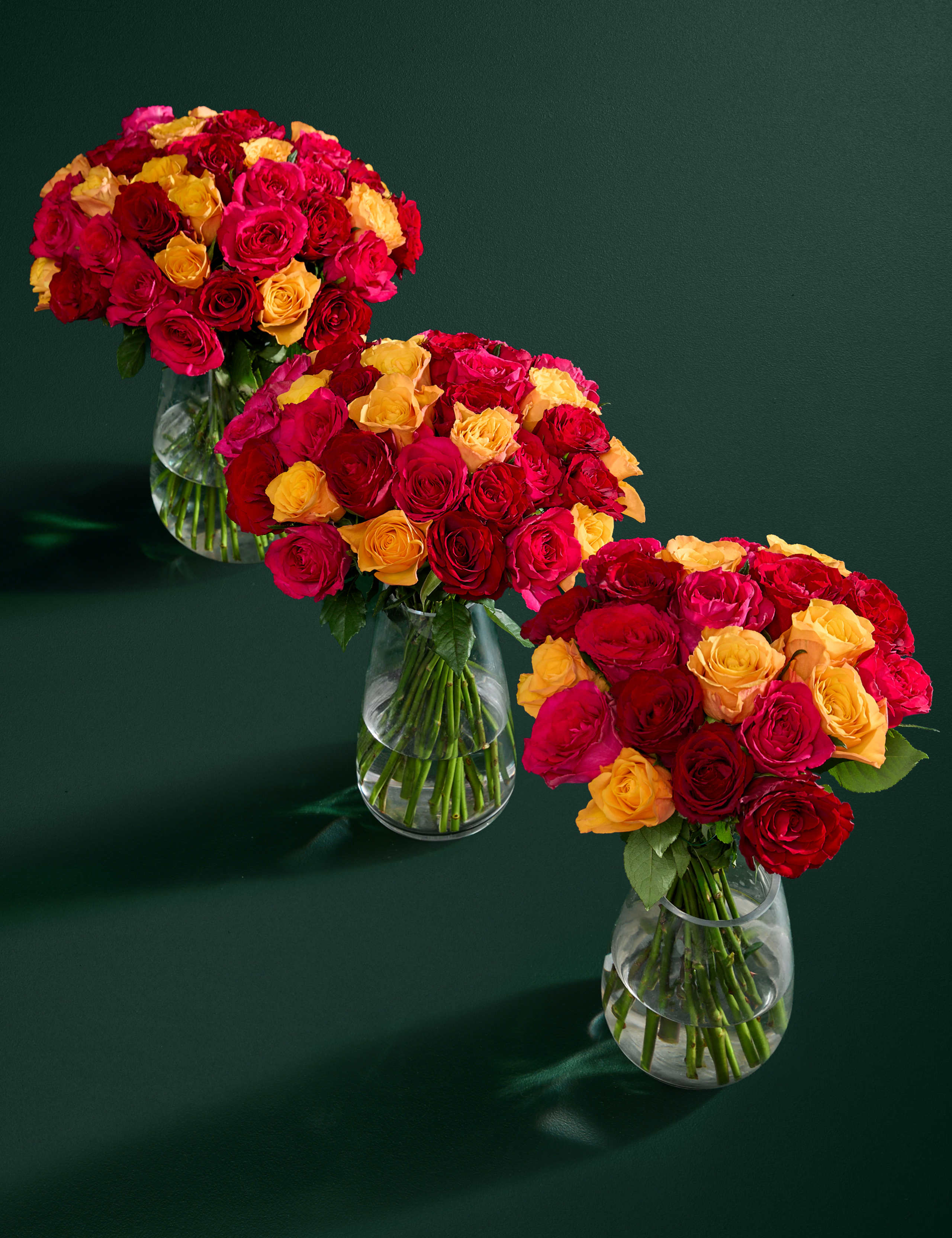 Medium Radiant Rose Abundance Bouquet