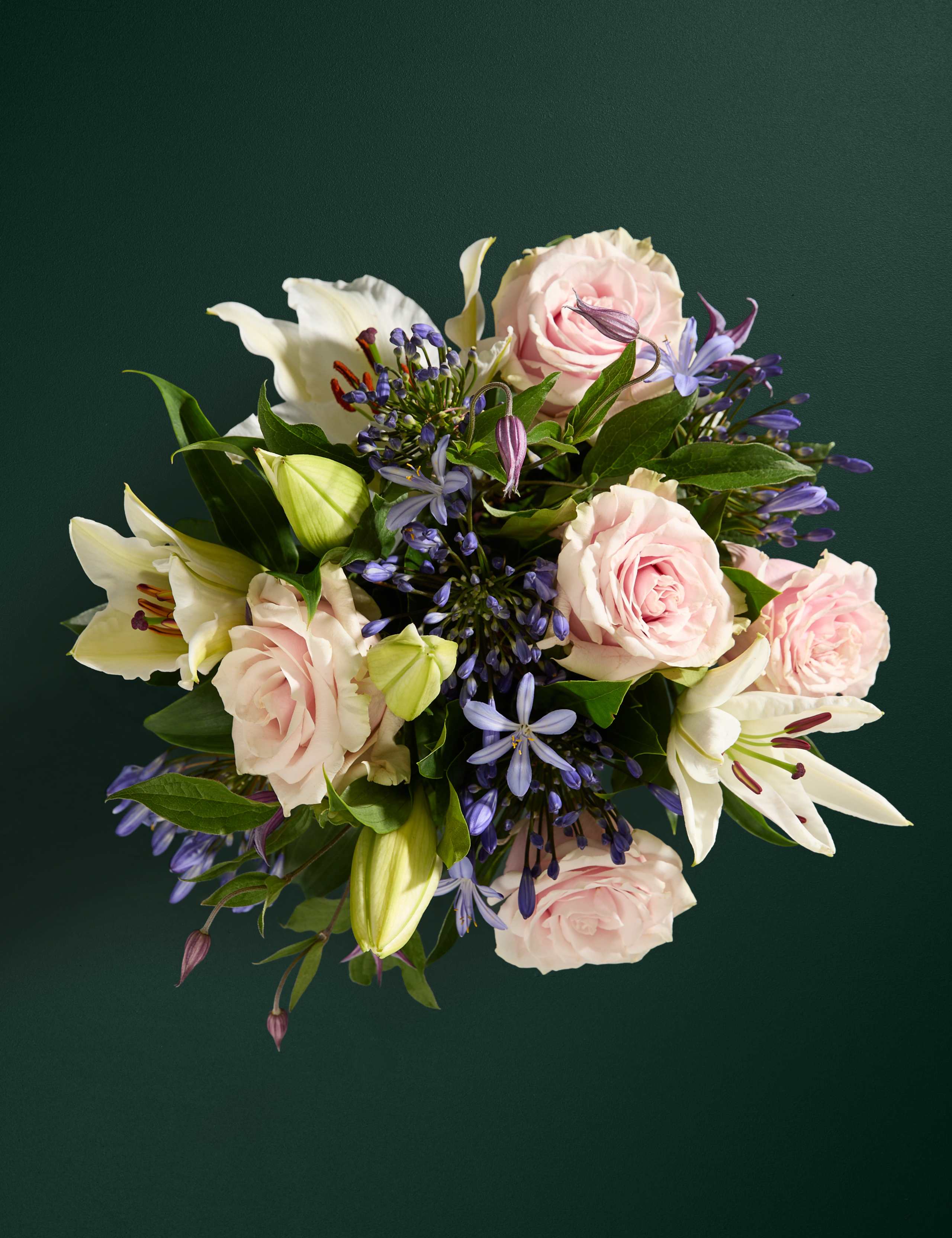 Agapanthus & Rose Bouquet