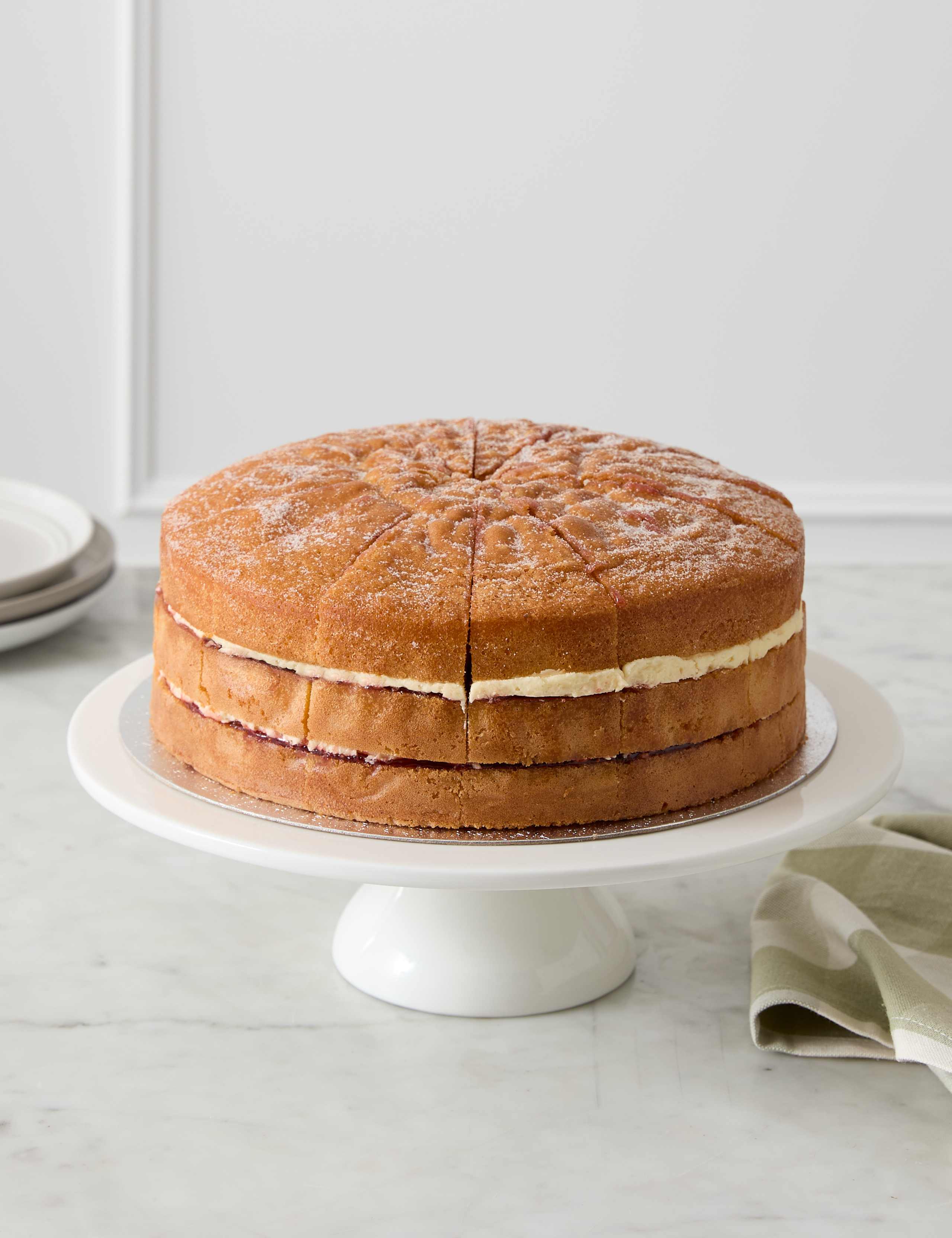 Victoria Sponge Cake (Serves 14)