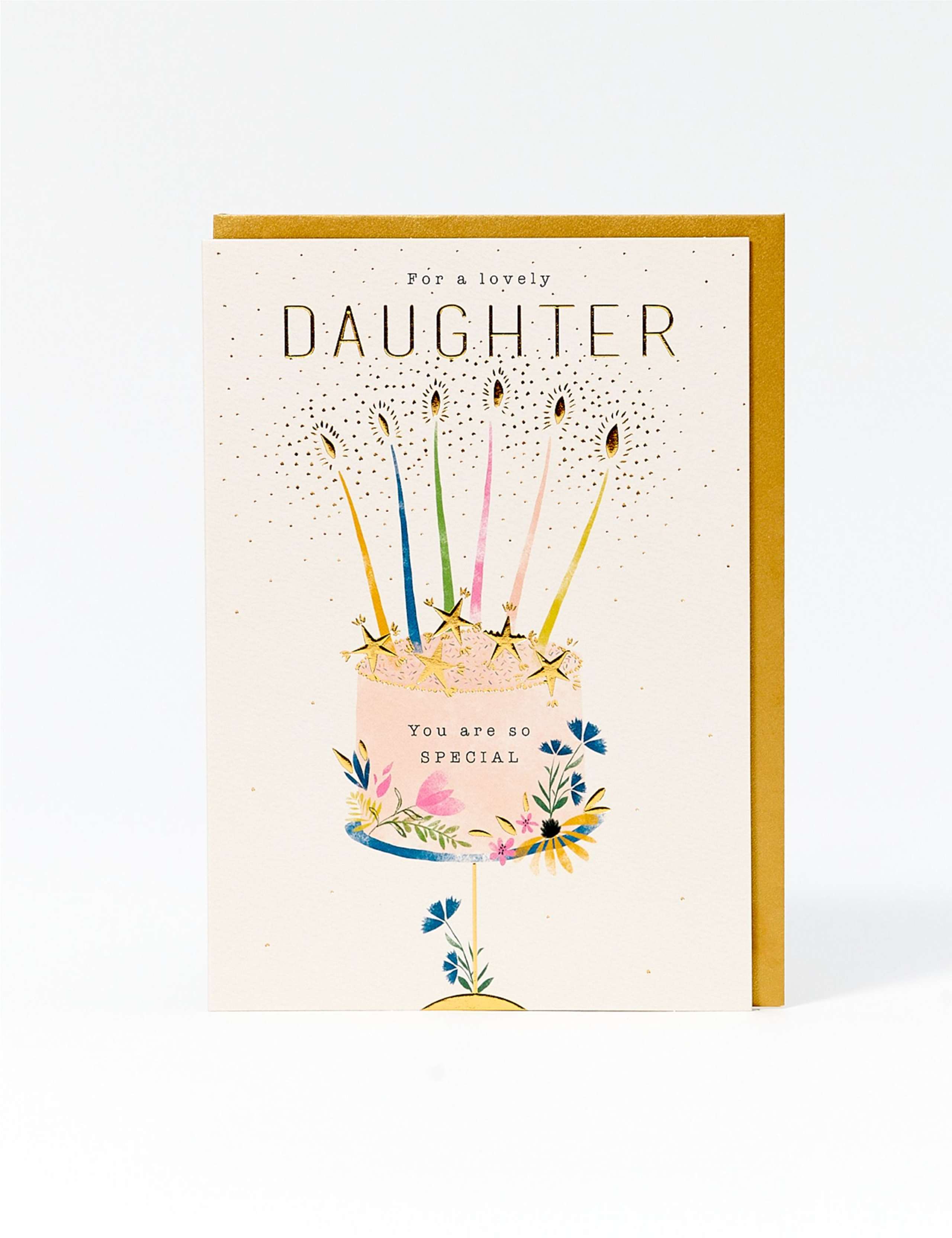 Special Cake Birthday Card For Daughter