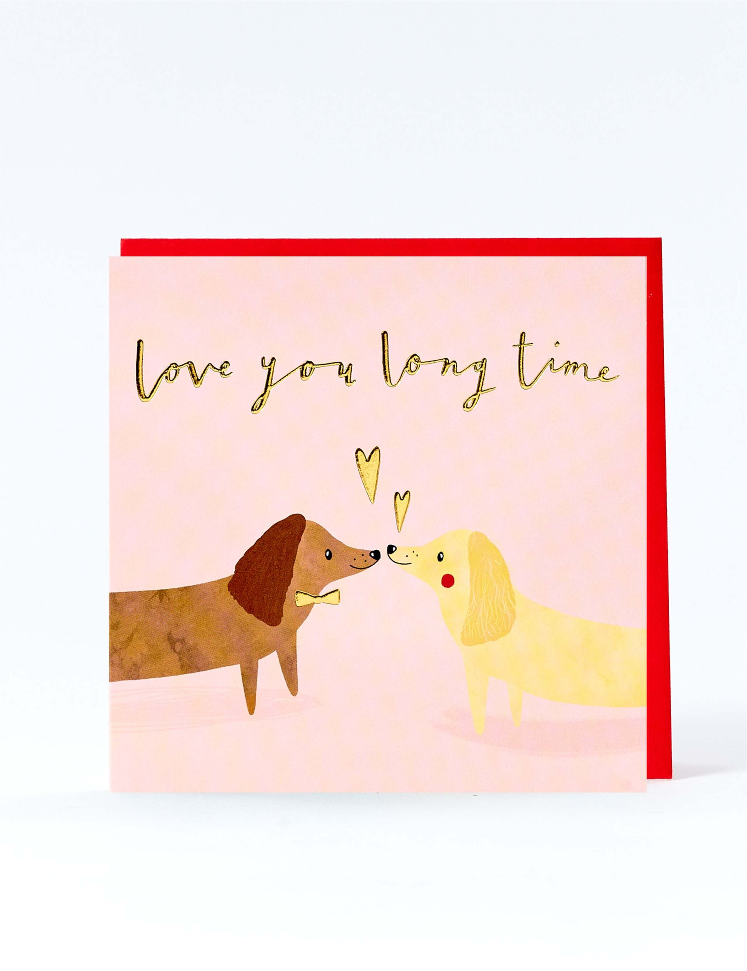 Sausage Dogs Anniversary Card