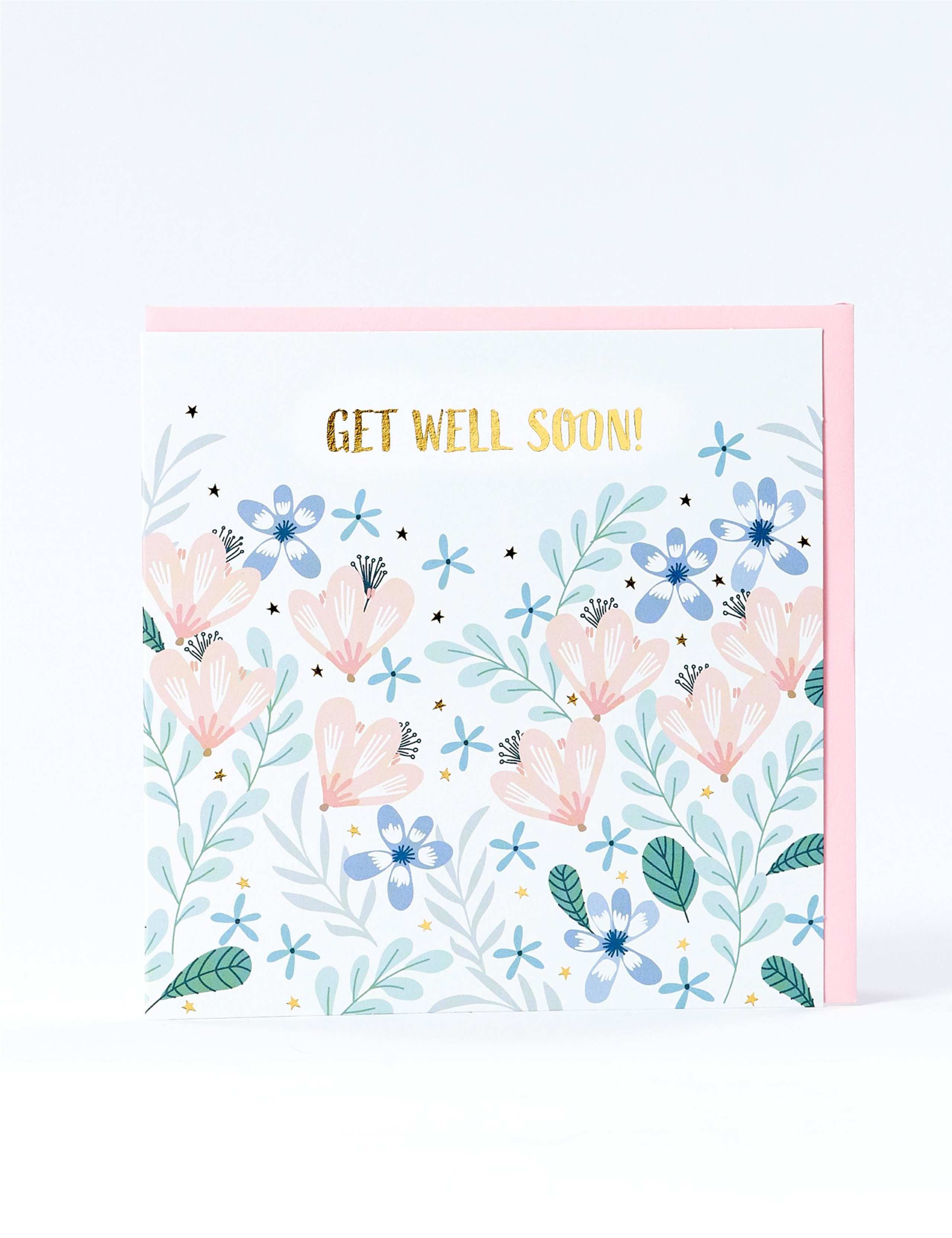 Floral Get Well Card