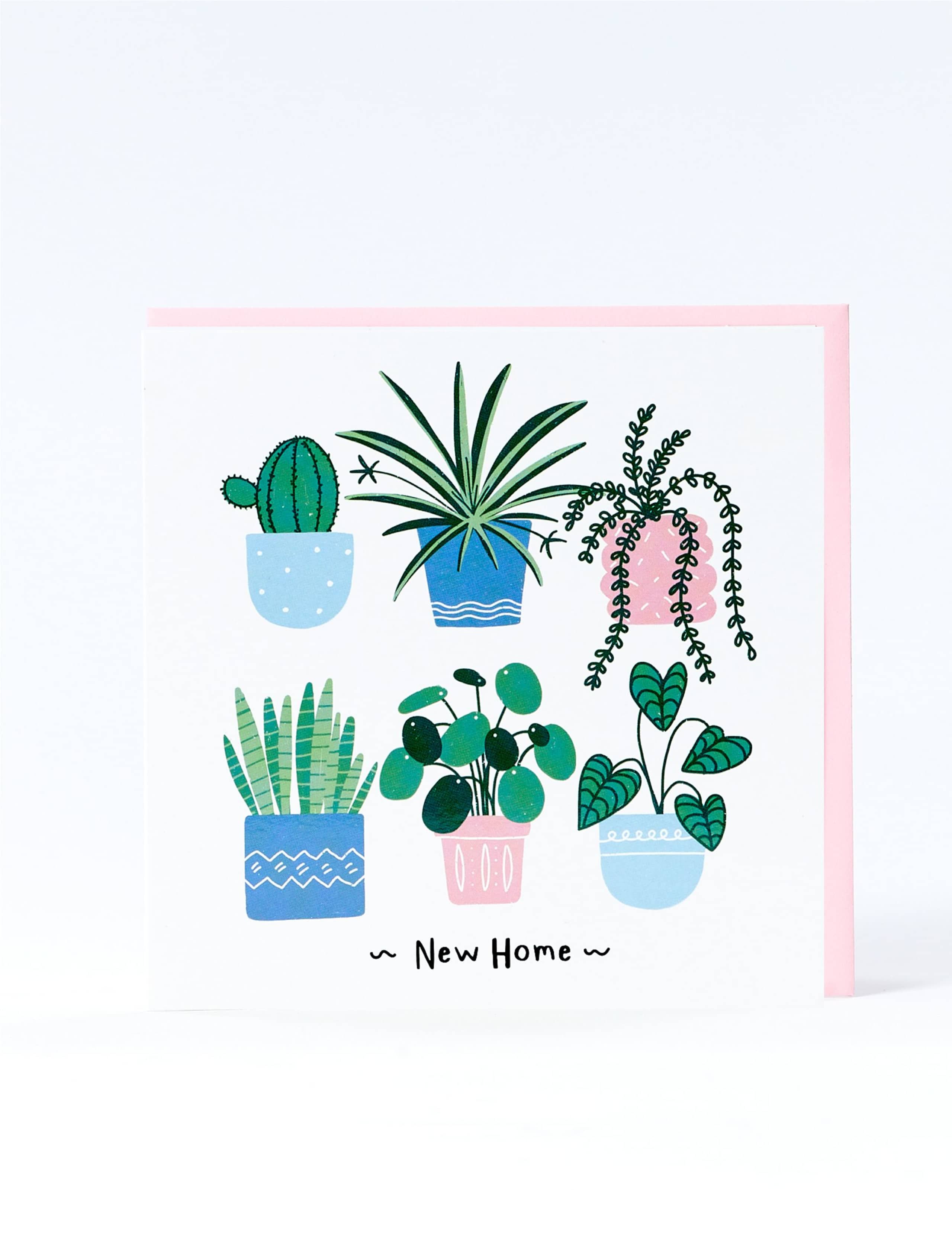 House Plants New Home Card