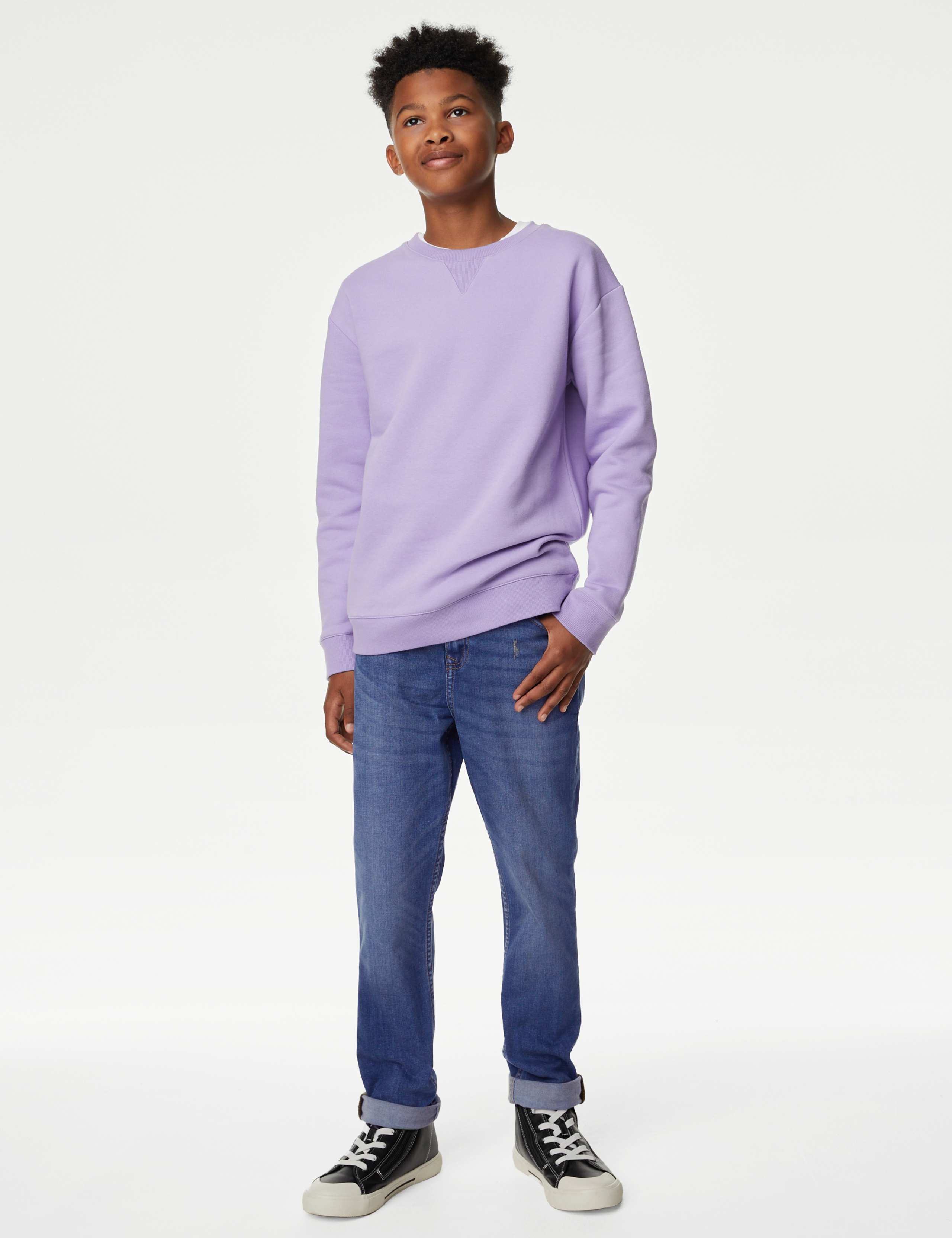 The Jones Slim Fit Cotton with Stretch Jeans (6-16 Yrs)