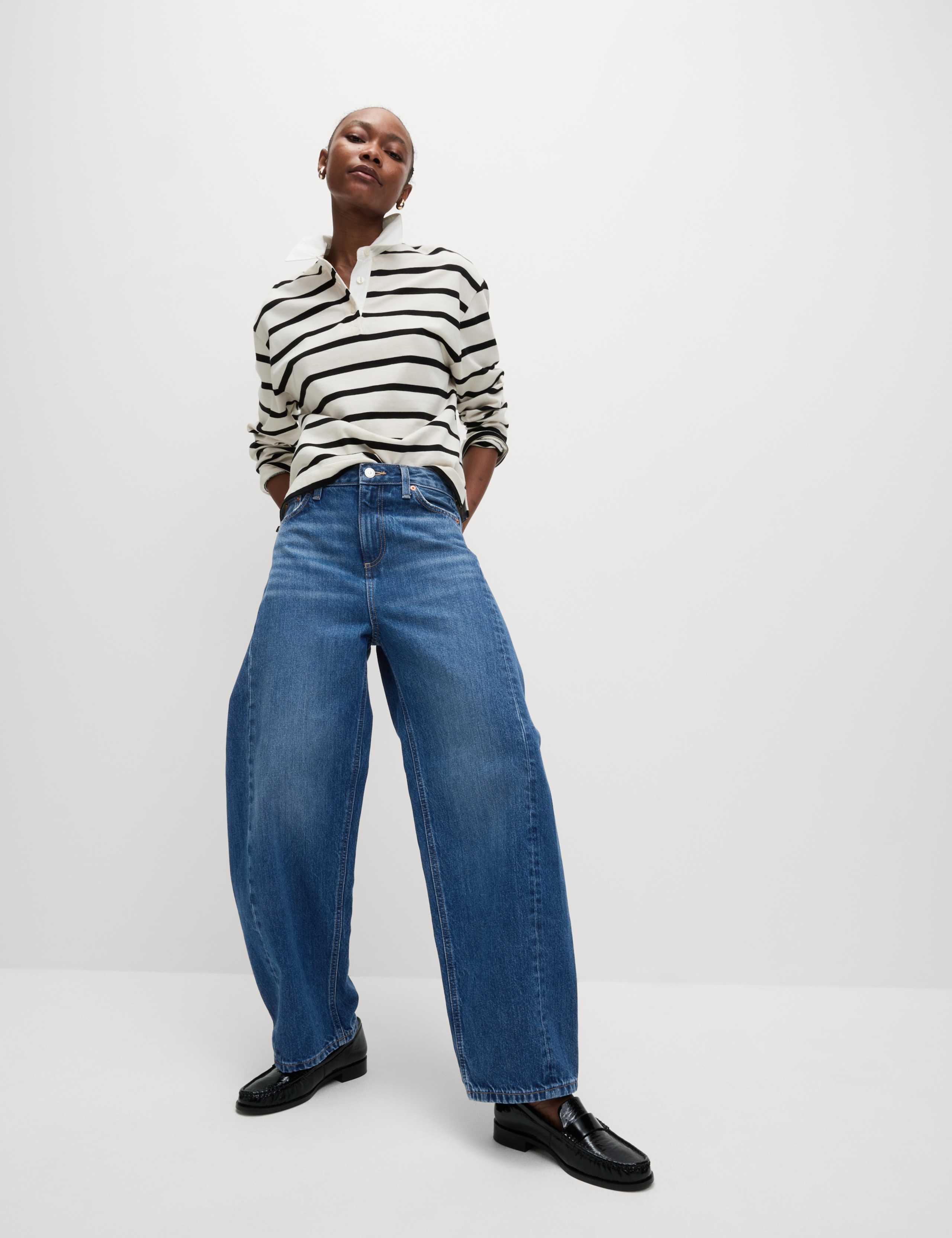 Womens Barrel Fit Denim