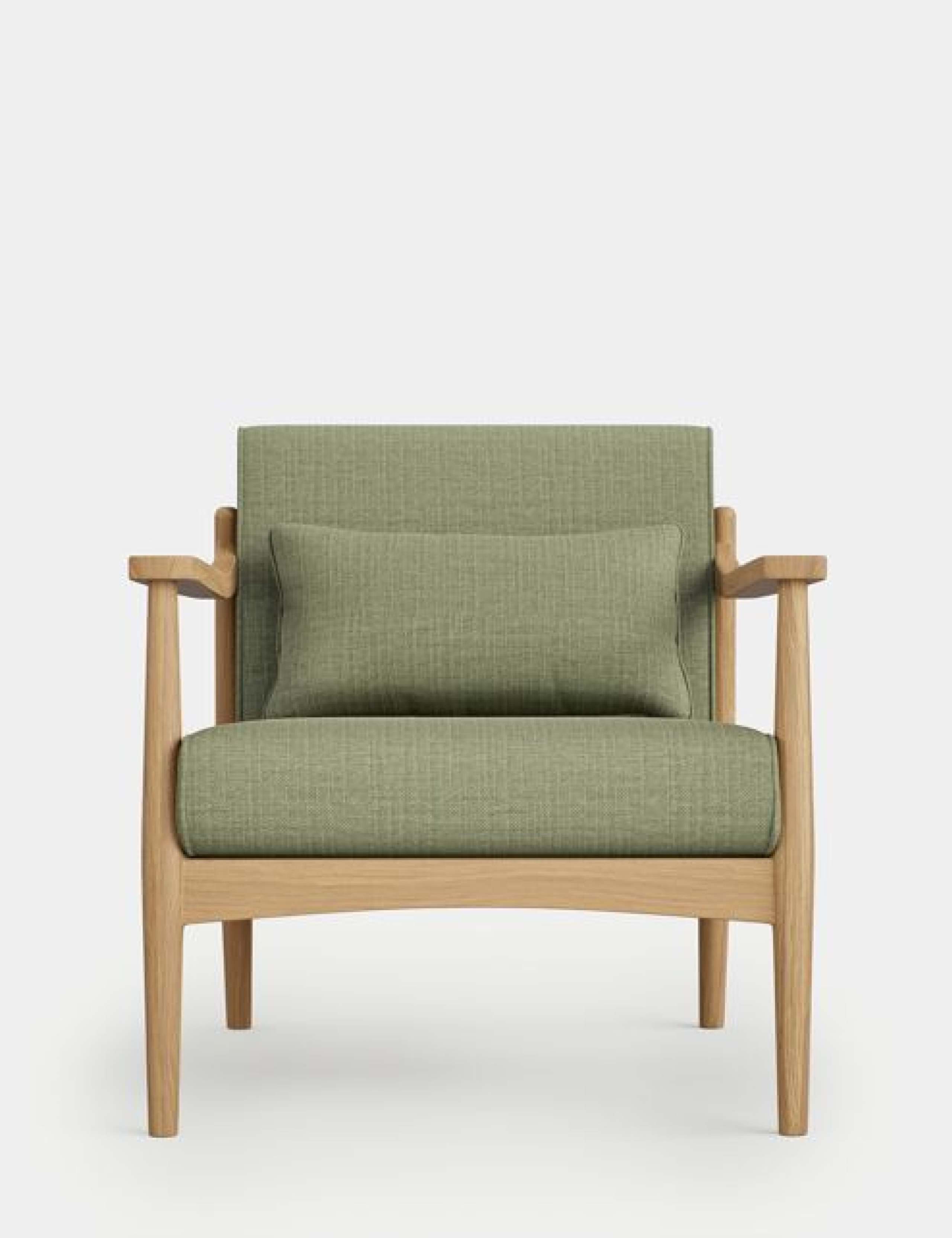 Sherwood Oak Accent Armchair 1 of 5