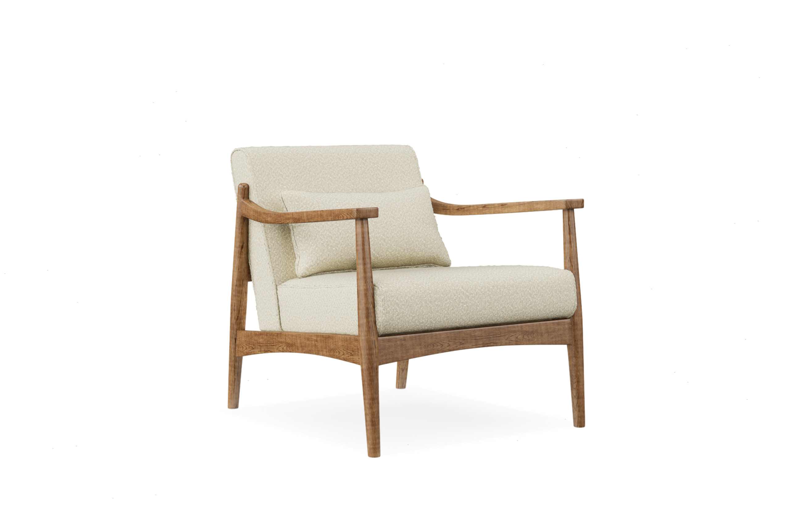 Sherwood Oak Accent Armchair 3 of 3